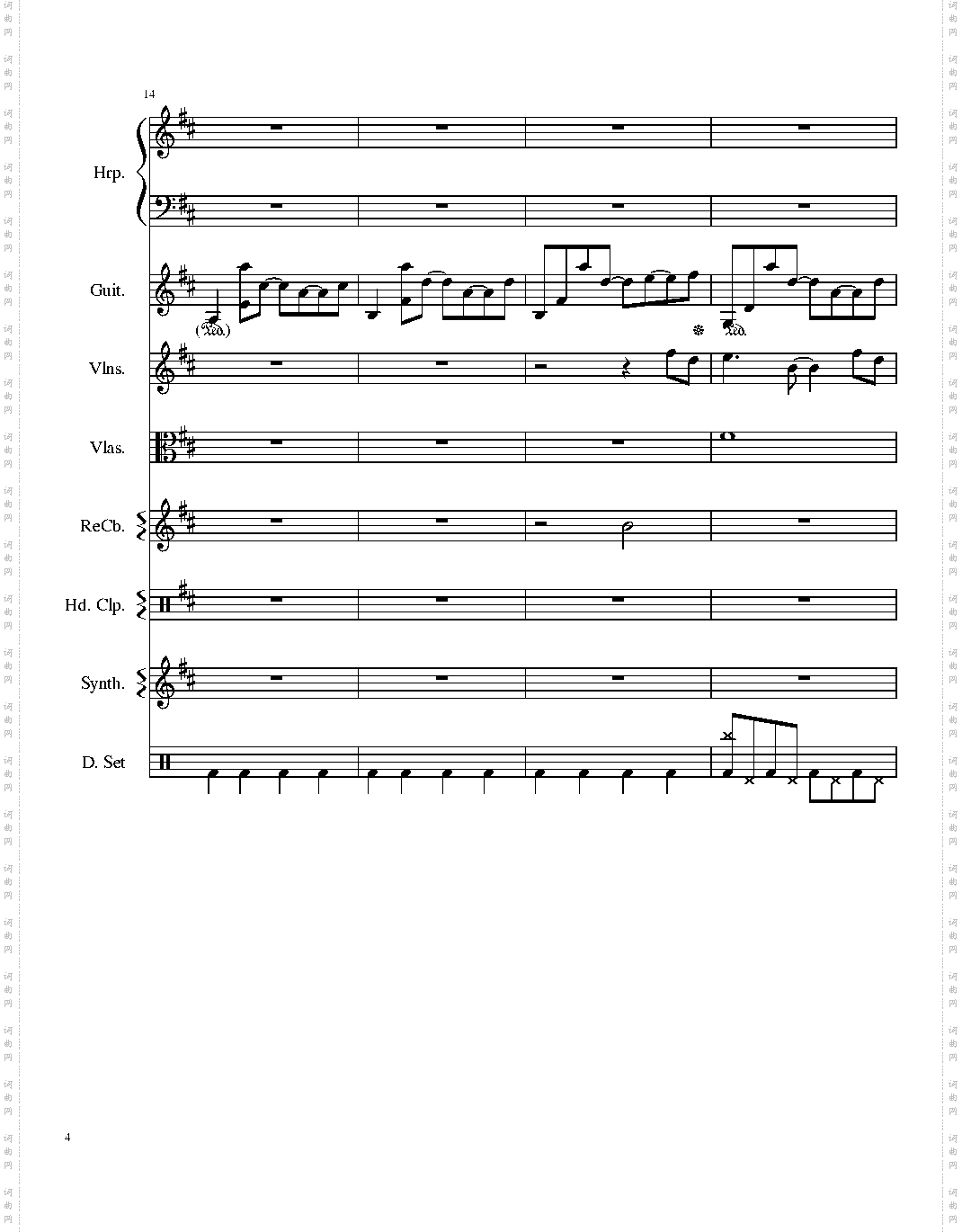 Take me hand［总谱］