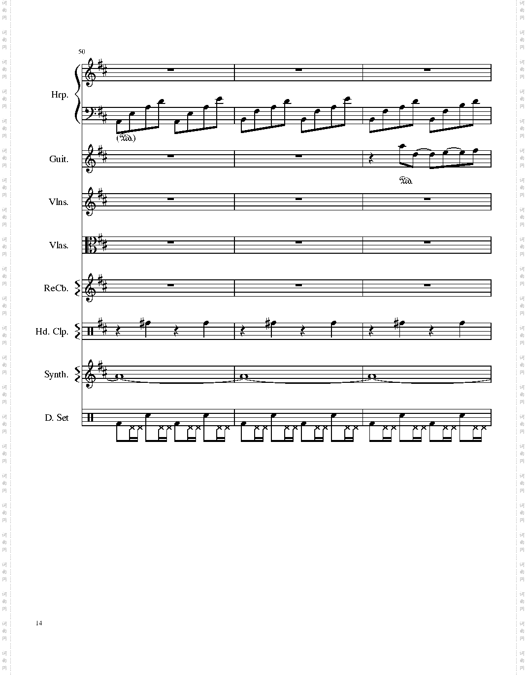 Take me hand［总谱］