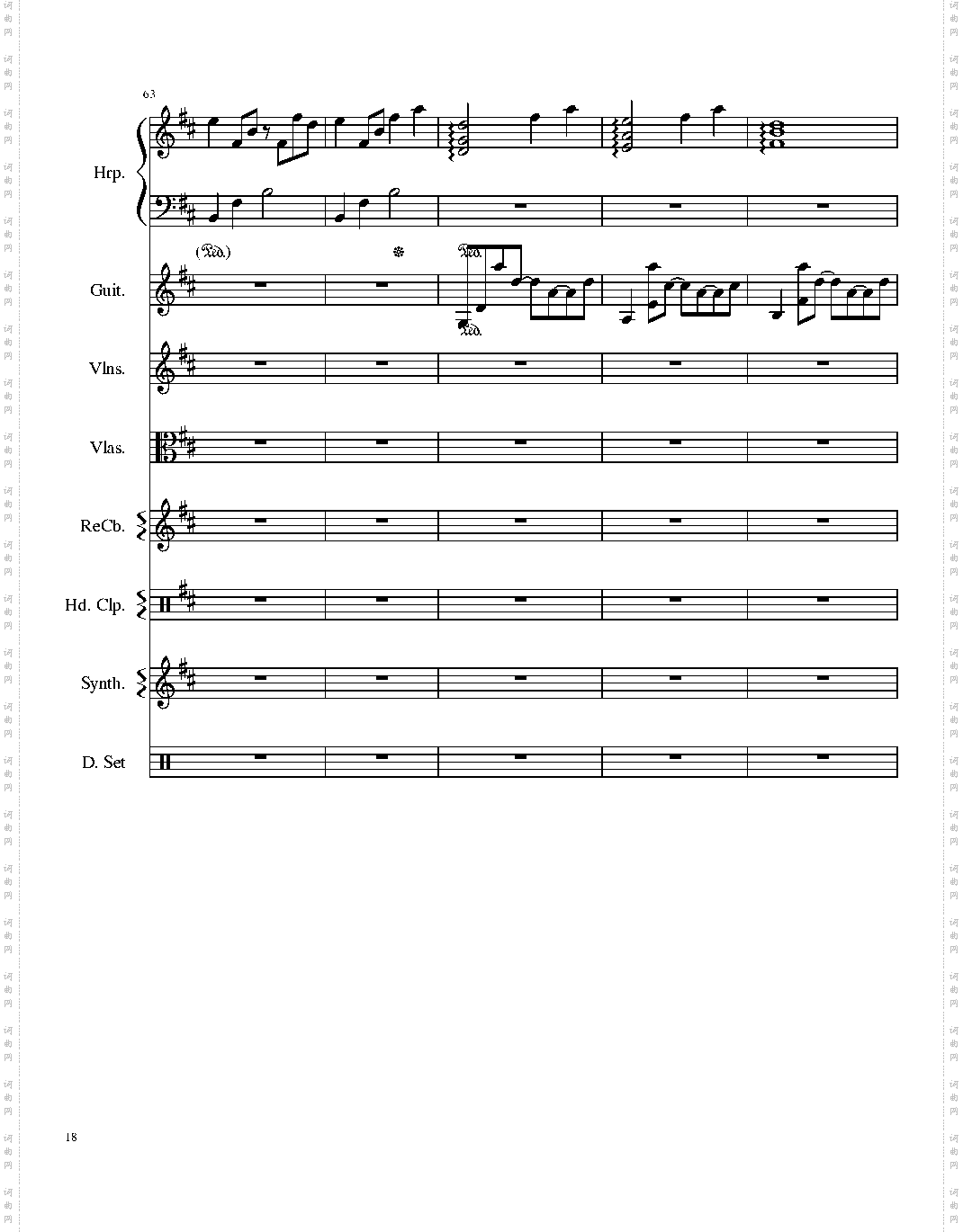 Take me hand［总谱］