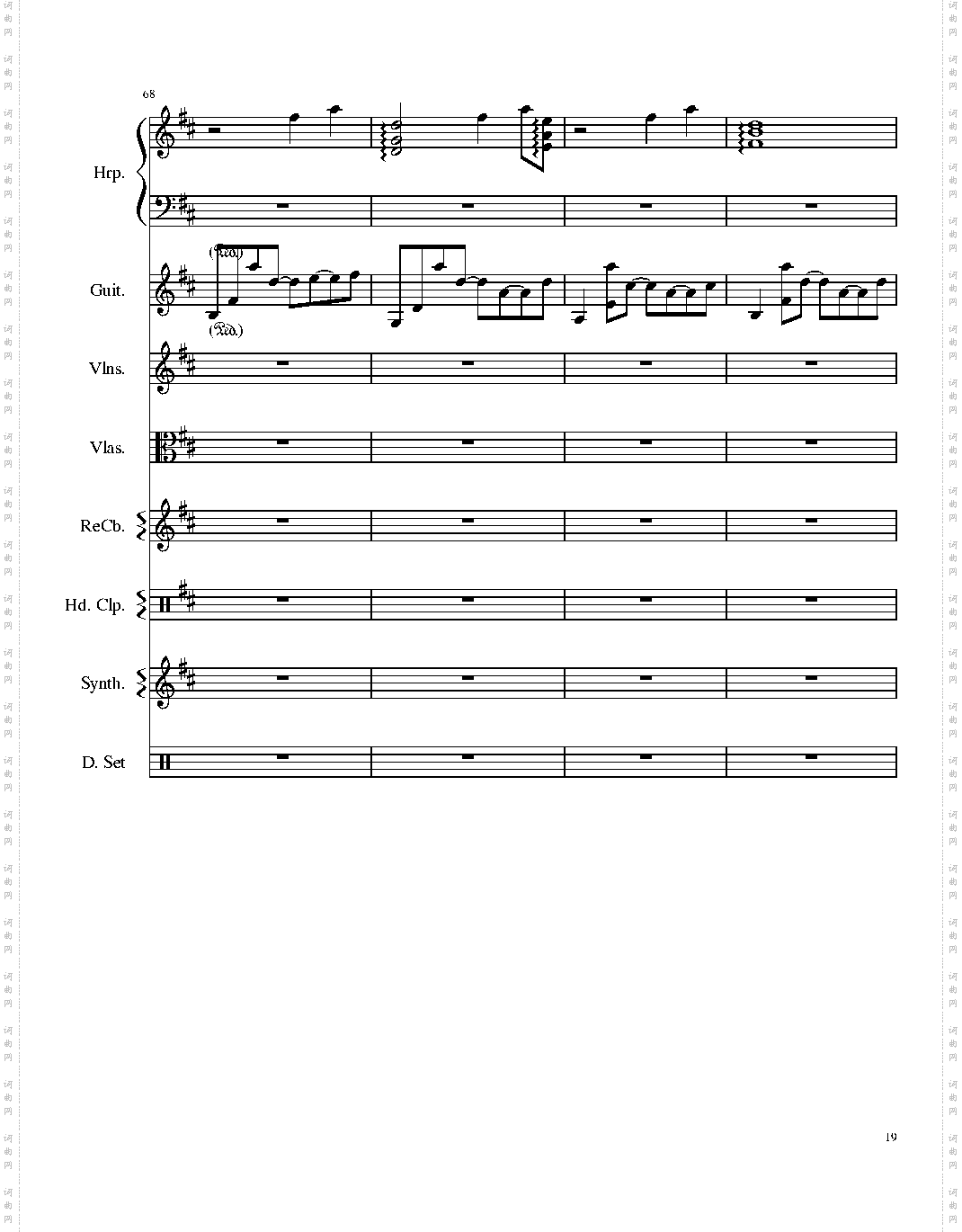 Take me hand［总谱］