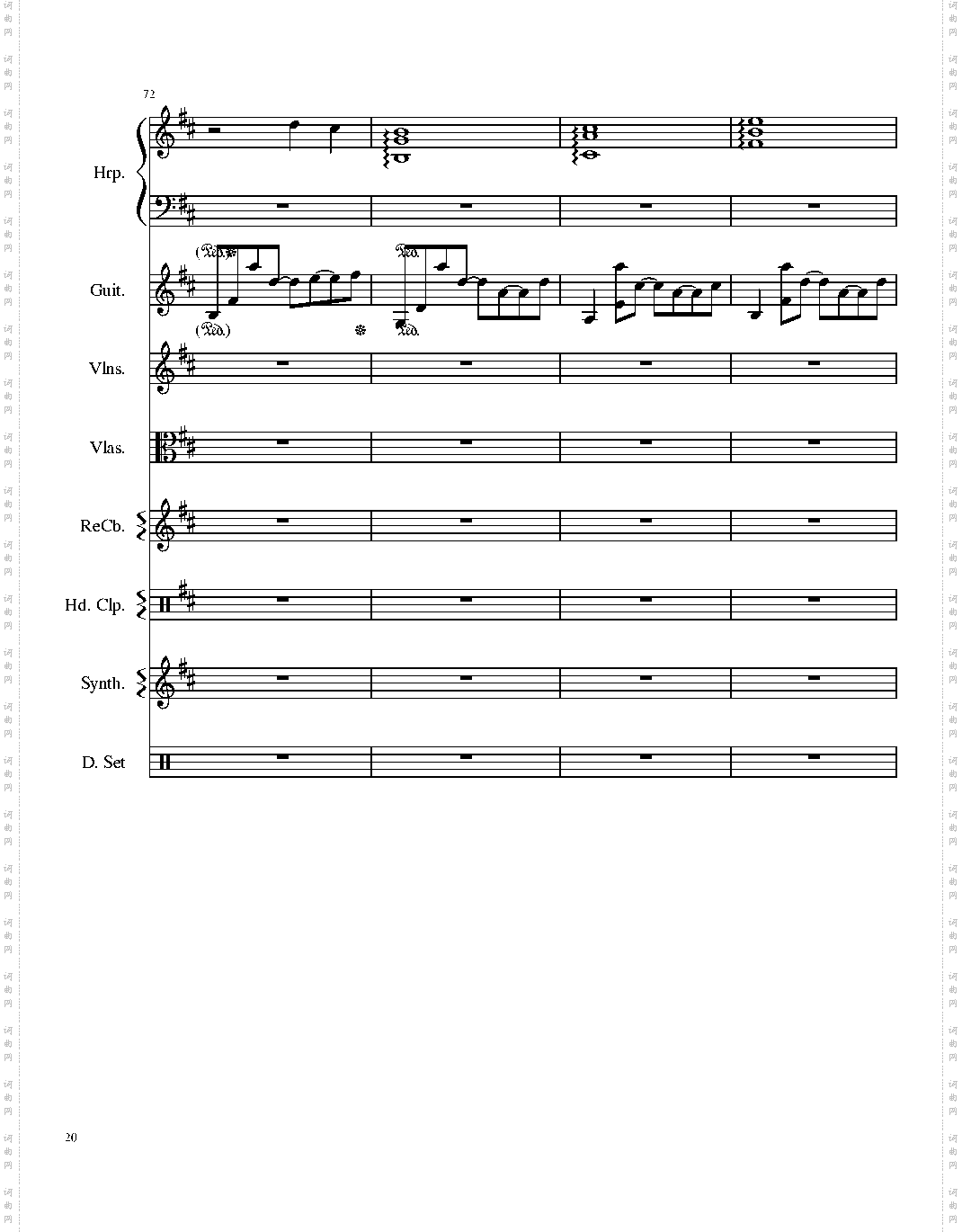 Take me hand［总谱］