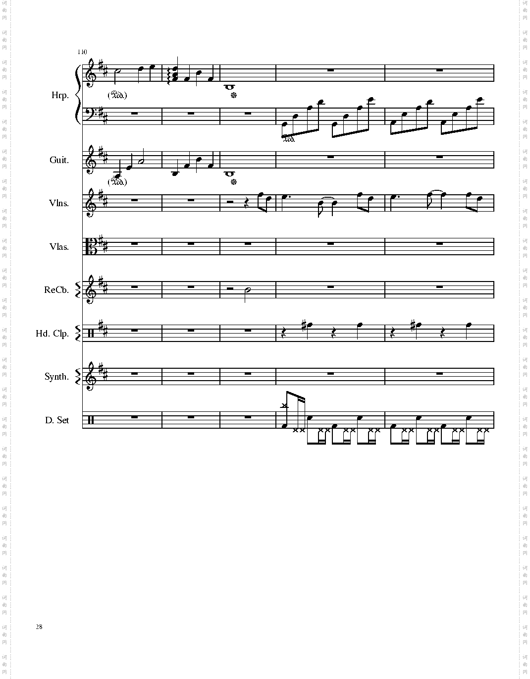 Take me hand［总谱］