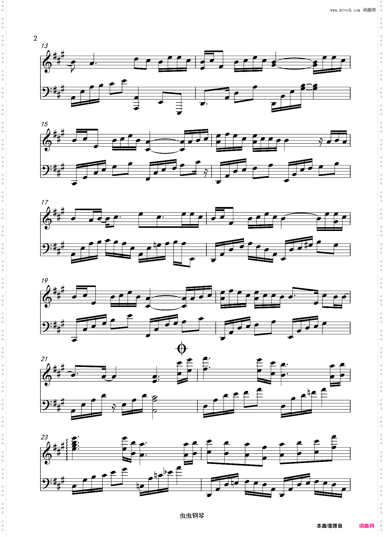 青花瓷--周杰伦 A调原调 完美弹奏版