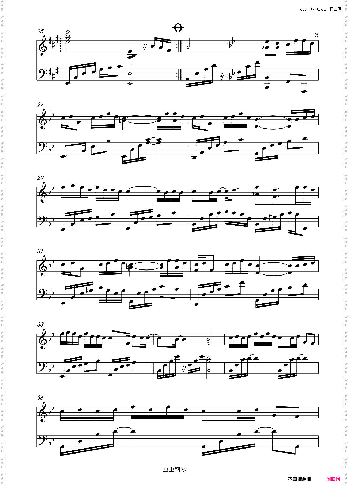 青花瓷--周杰伦 A调原调 完美弹奏版