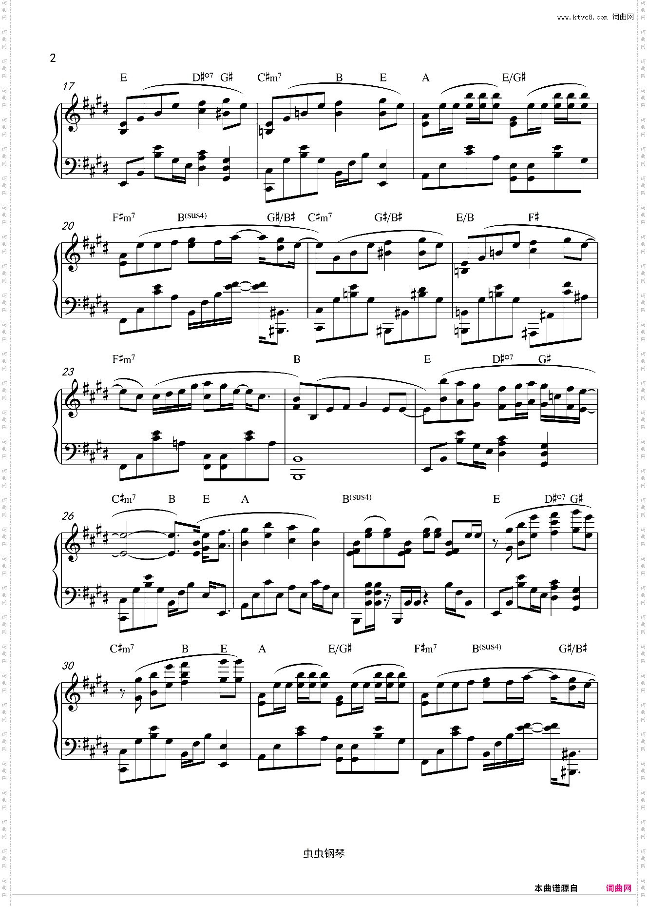 周杰伦 - 《大笨钟》精编钢琴独奏