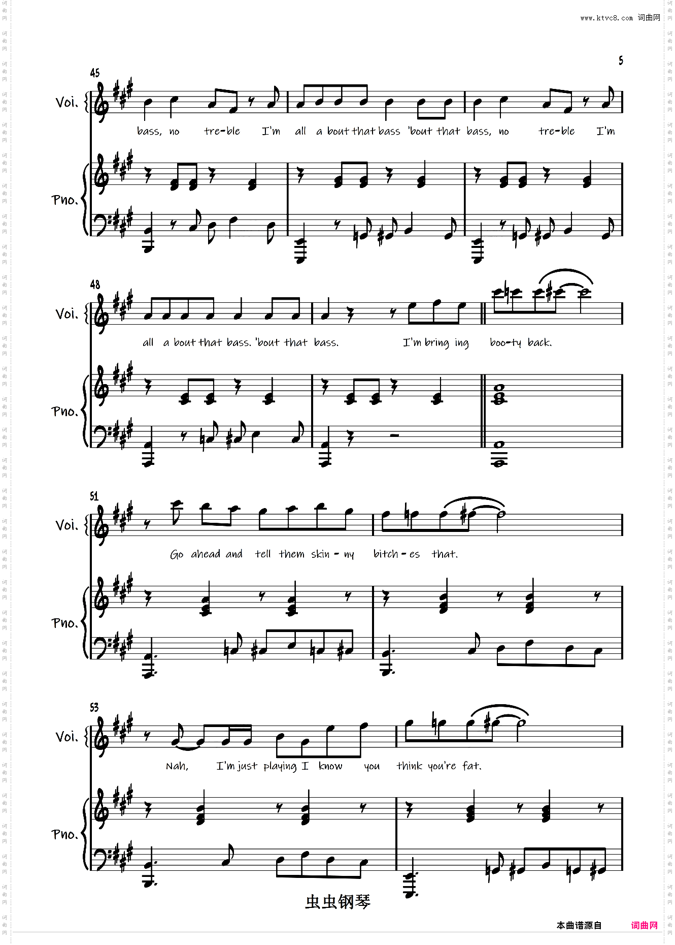 All About That Bass【完美弹唱】Meghan Trainor「一撇撇耶」
