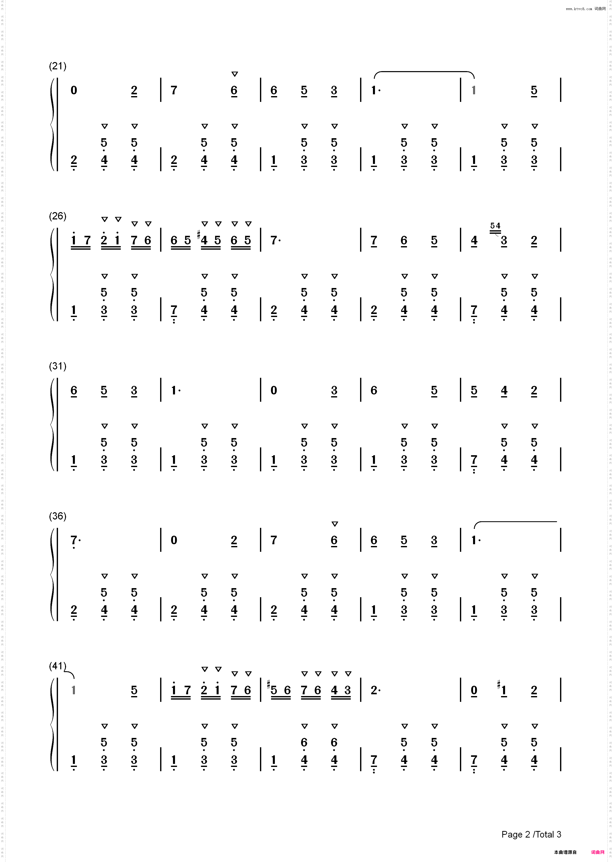 意大利歌曲-意大利随想曲-柴可夫斯基_简谱版