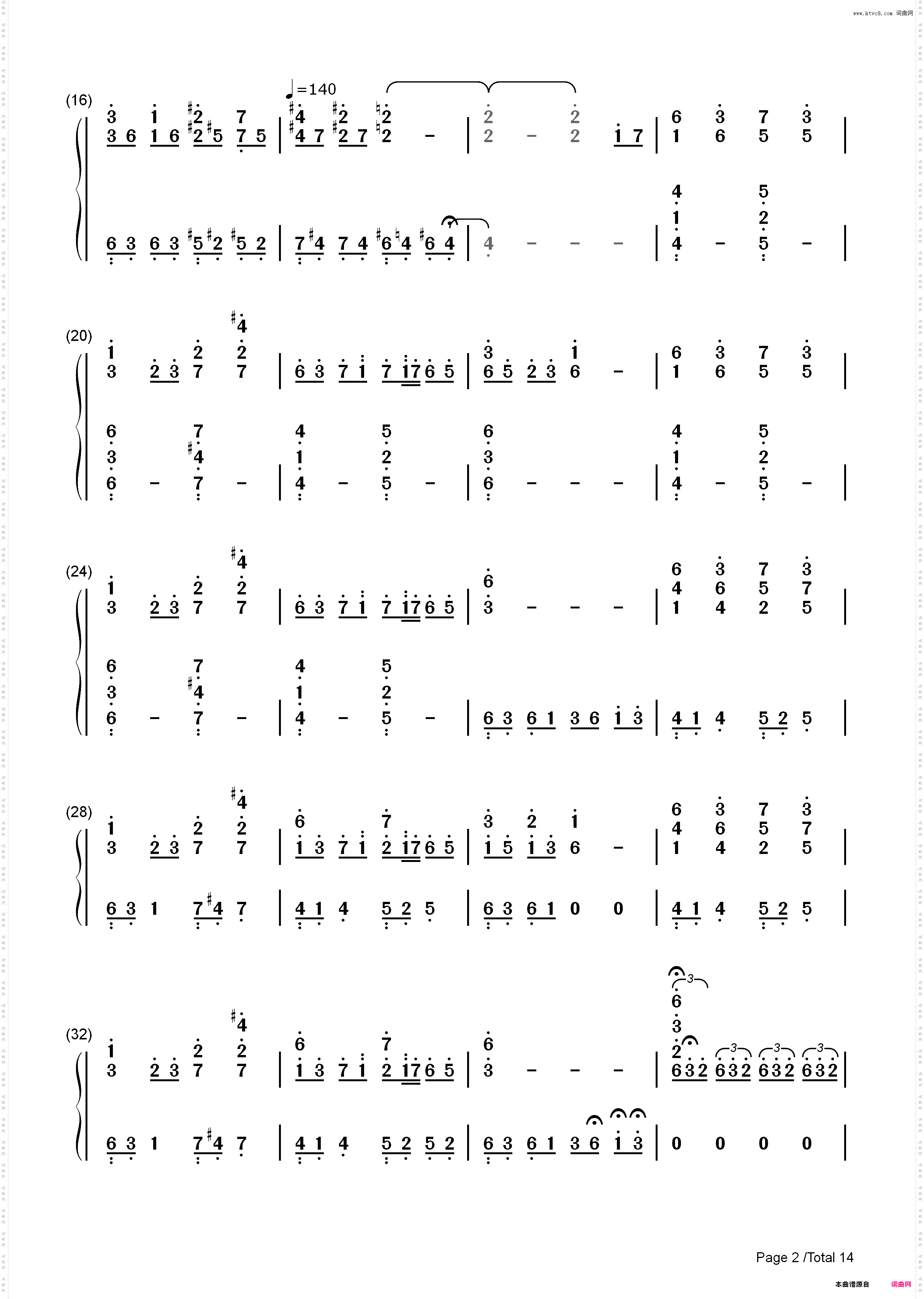 最终鬼畜妹フランドール?S-まらしぃver_简谱版