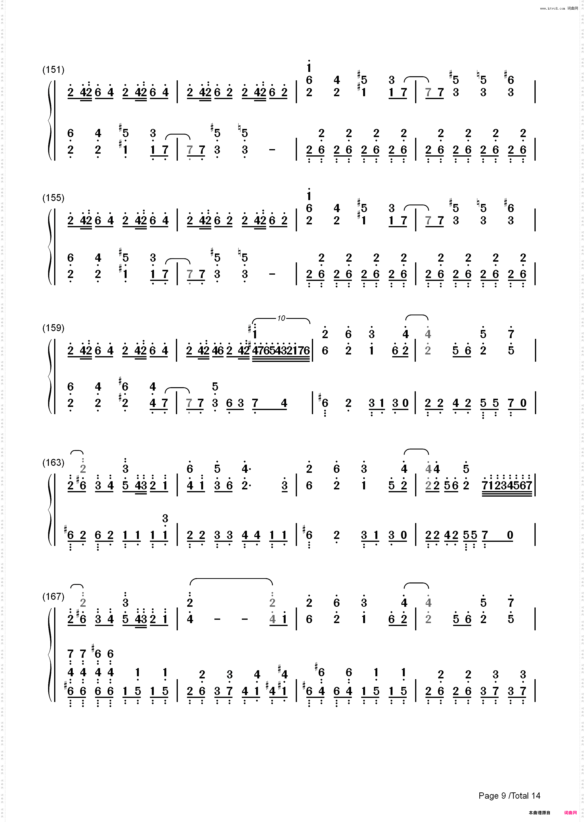 最终鬼畜妹フランドール?S-まらしぃver_简谱版