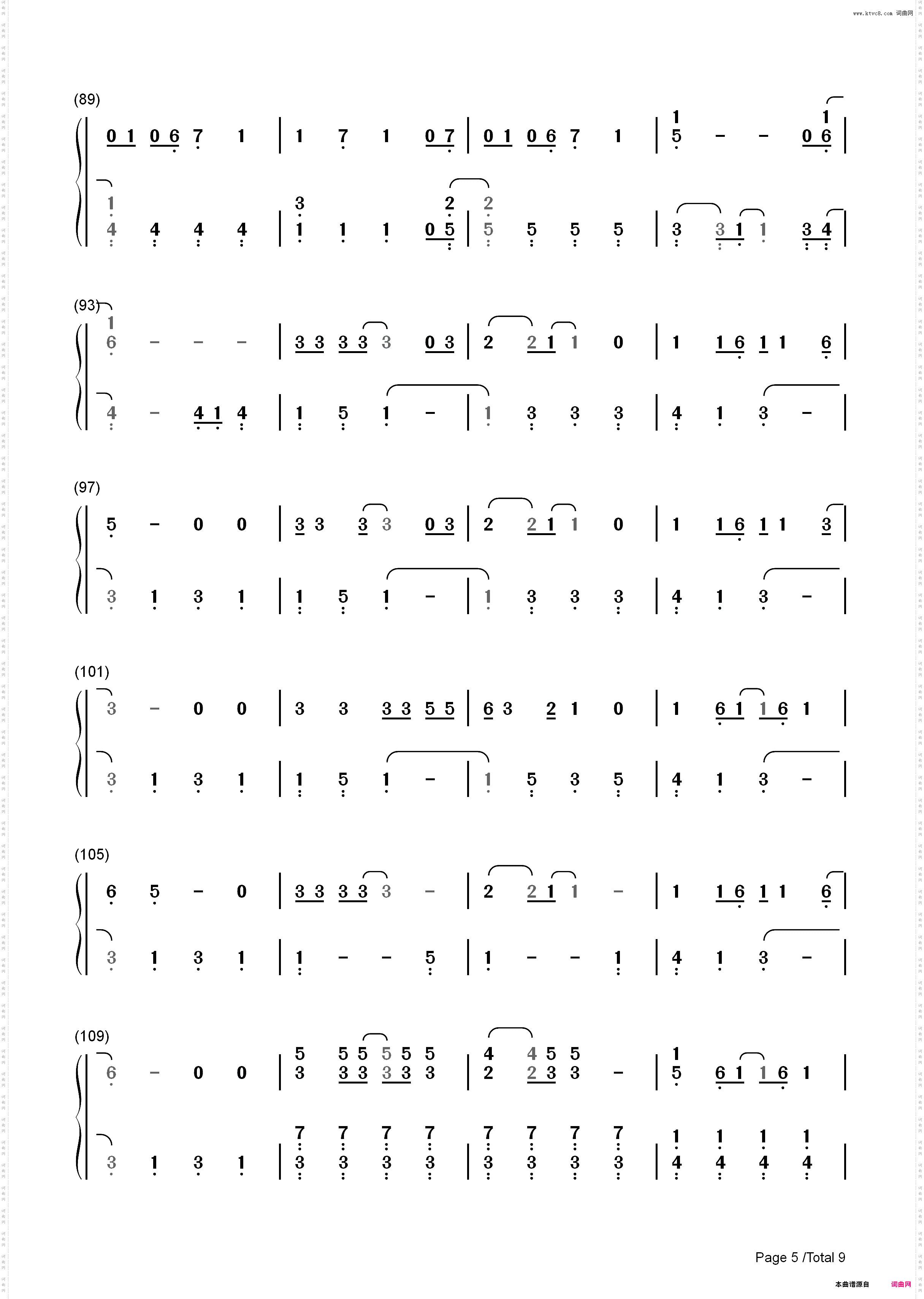 言ったじゃないか-对不起青春主题曲_简谱版
