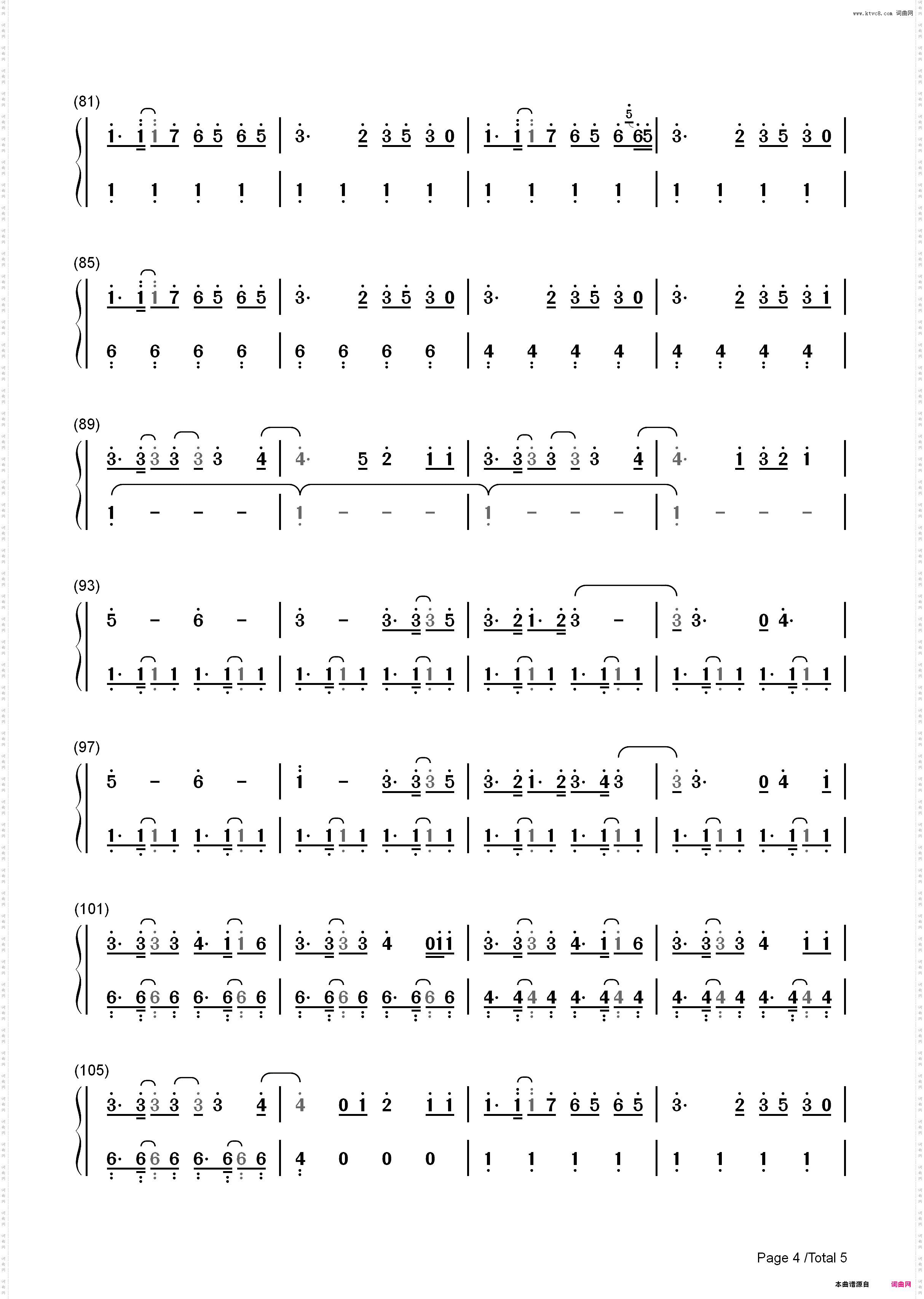 I Lived-OneRepublic_简谱版