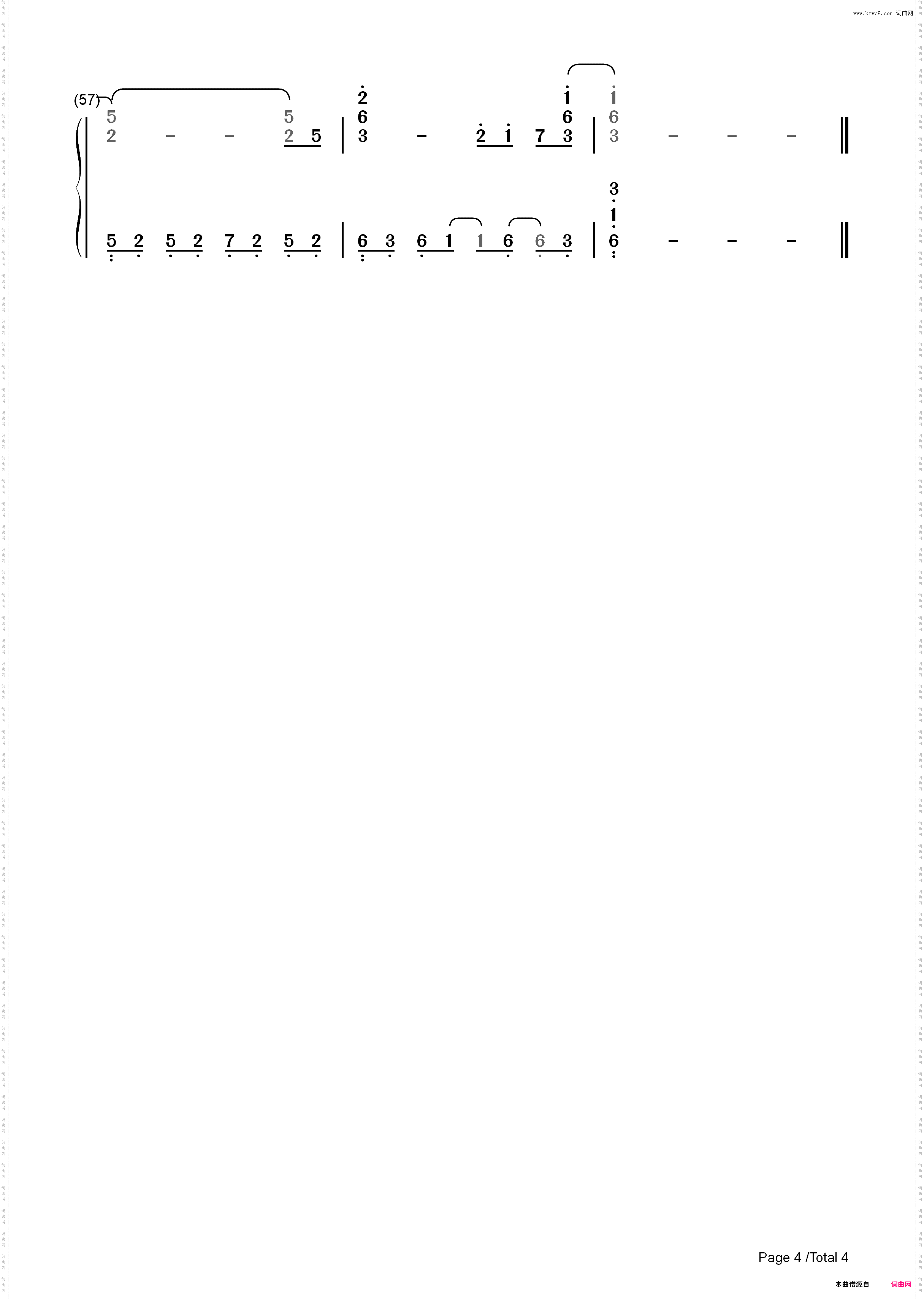 HANABI-死神ED7_简谱版