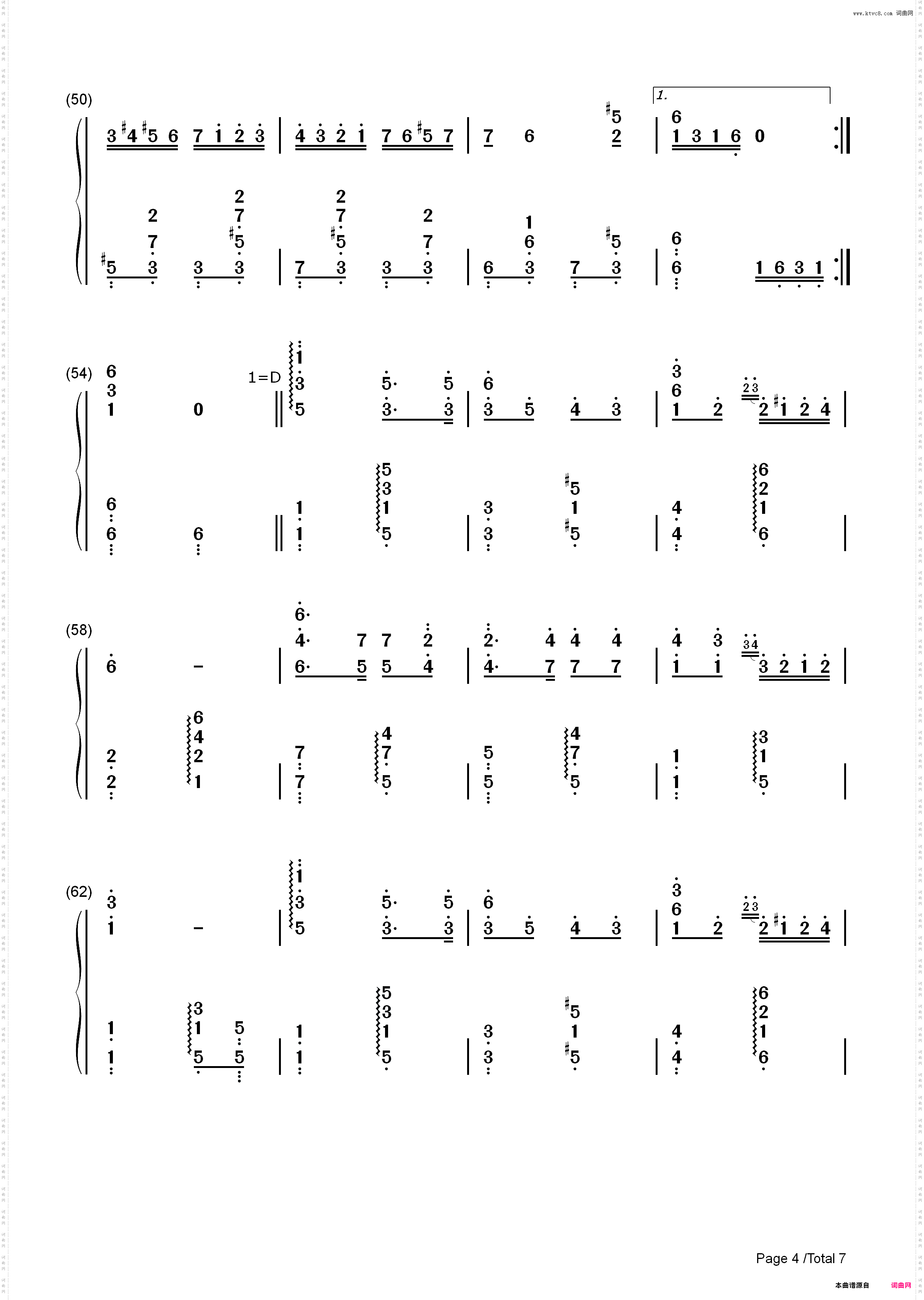 查尔达什舞曲-Czardas-Vittorio Monti_简谱版