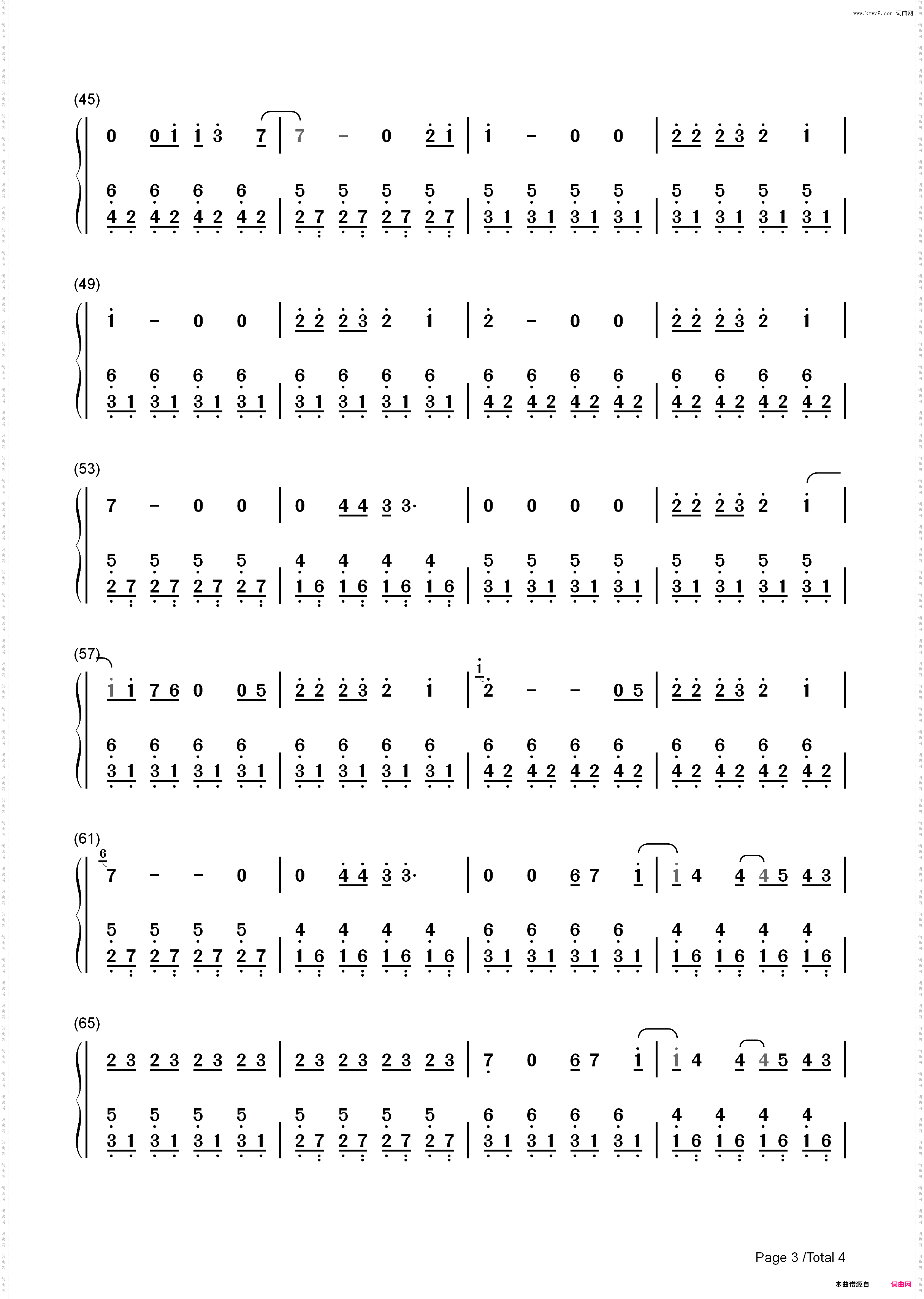 You Ruin Me-The Veronicas_简谱版