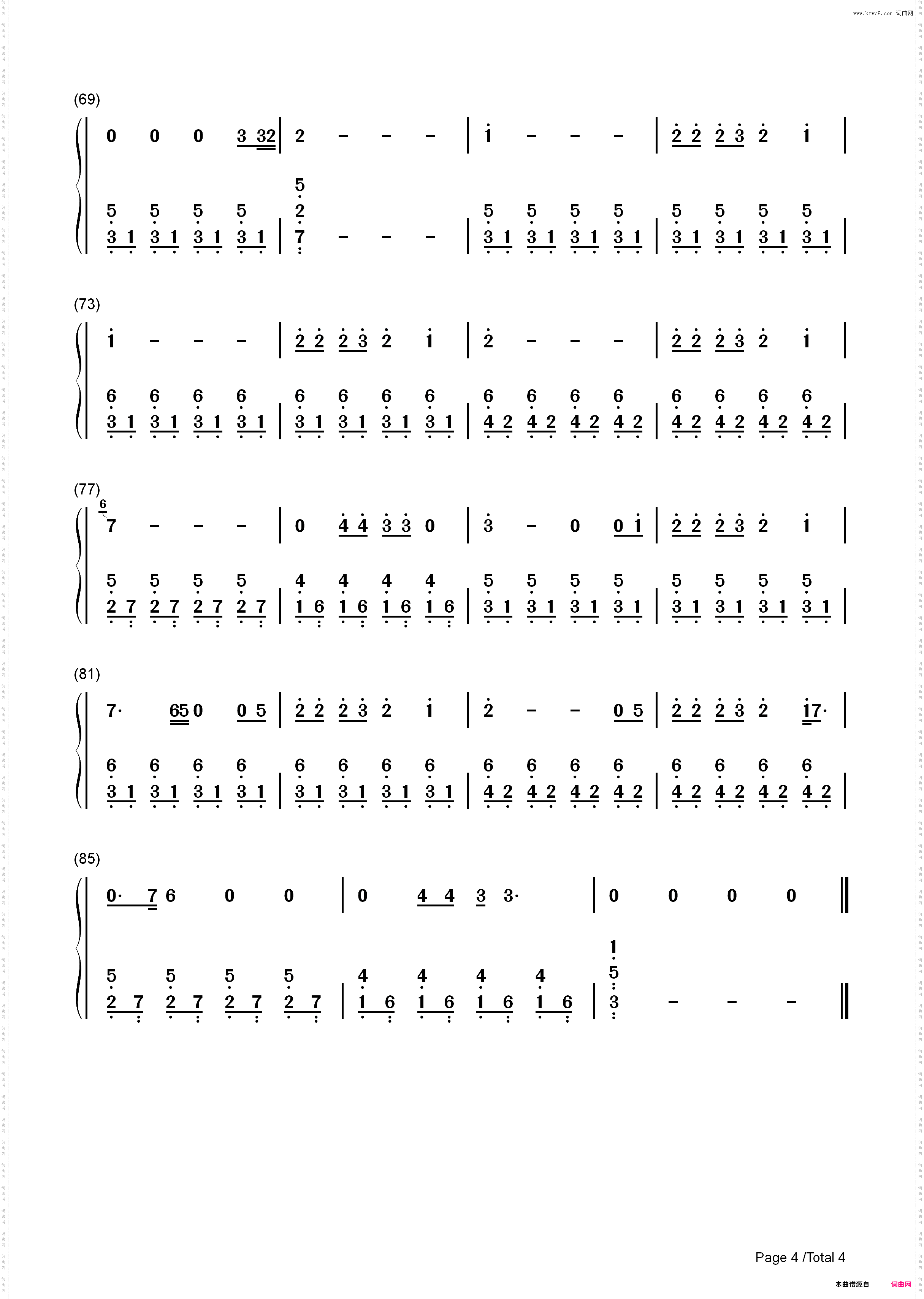 You Ruin Me-The Veronicas_简谱版