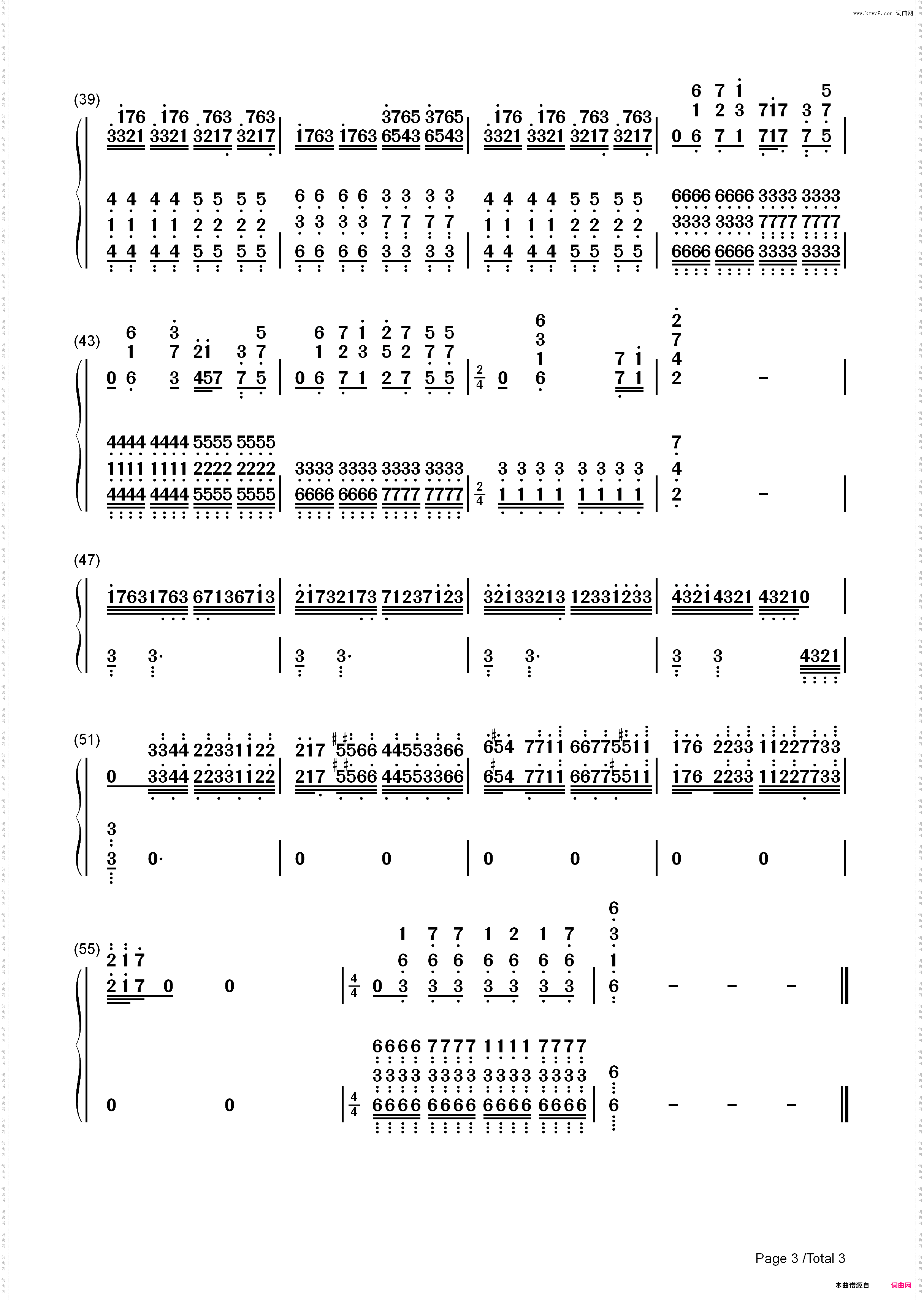 Archangel-two steps from hell_简谱版