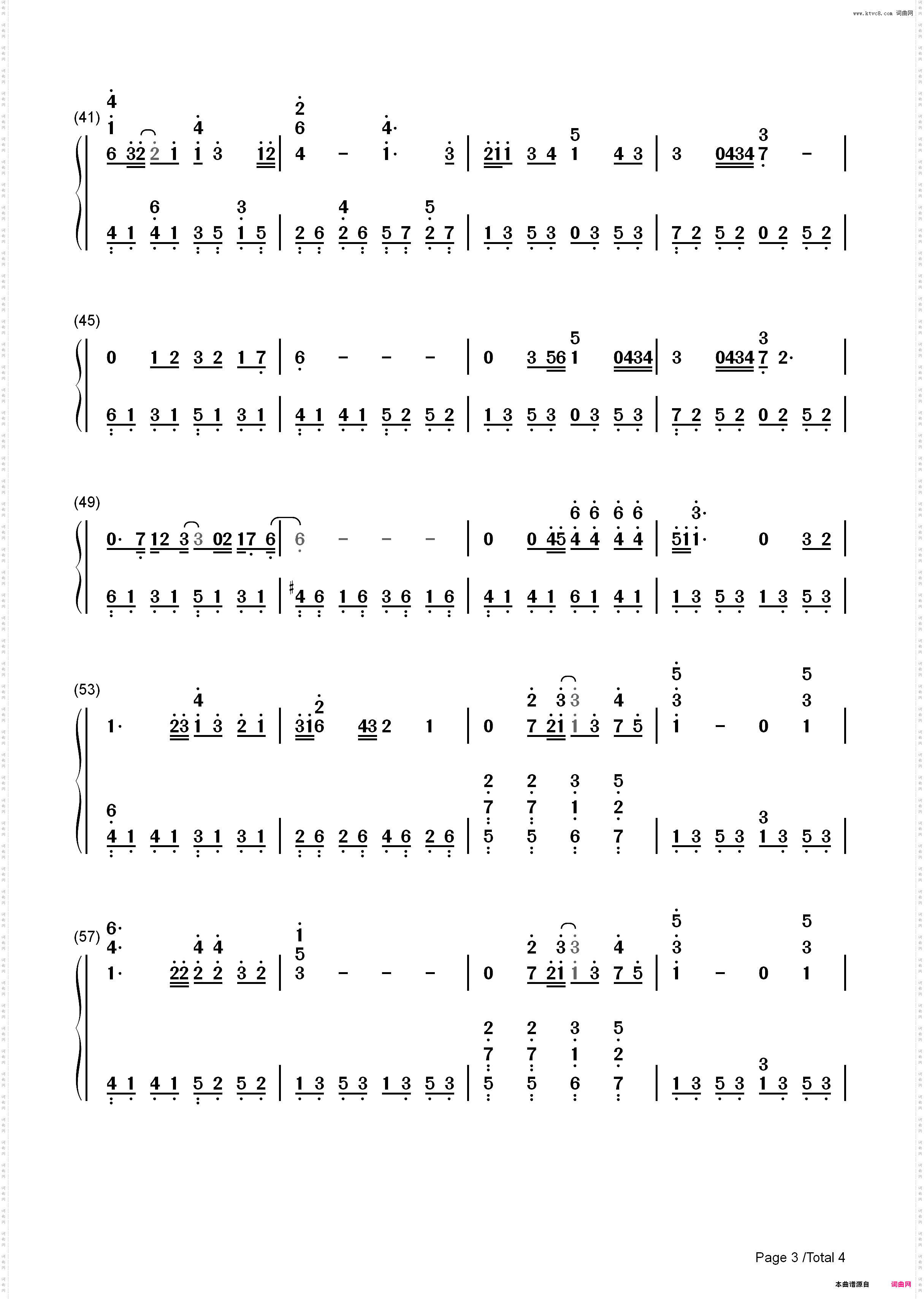 Always on My Mind-Elvis Presley_简谱版