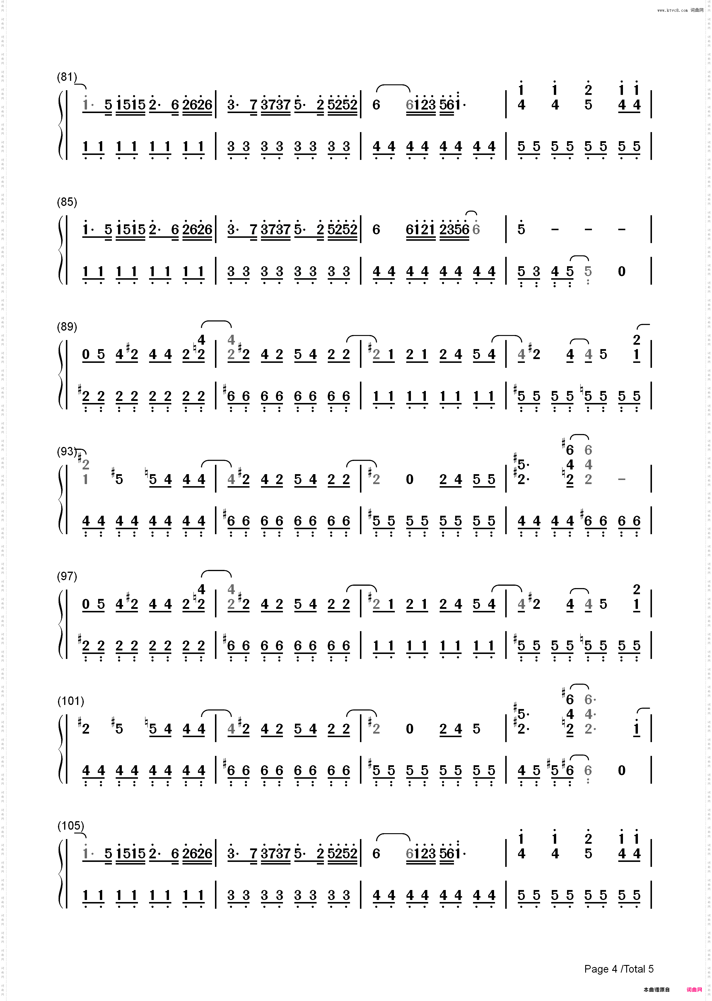 Believe-海贼王OP2_简谱版