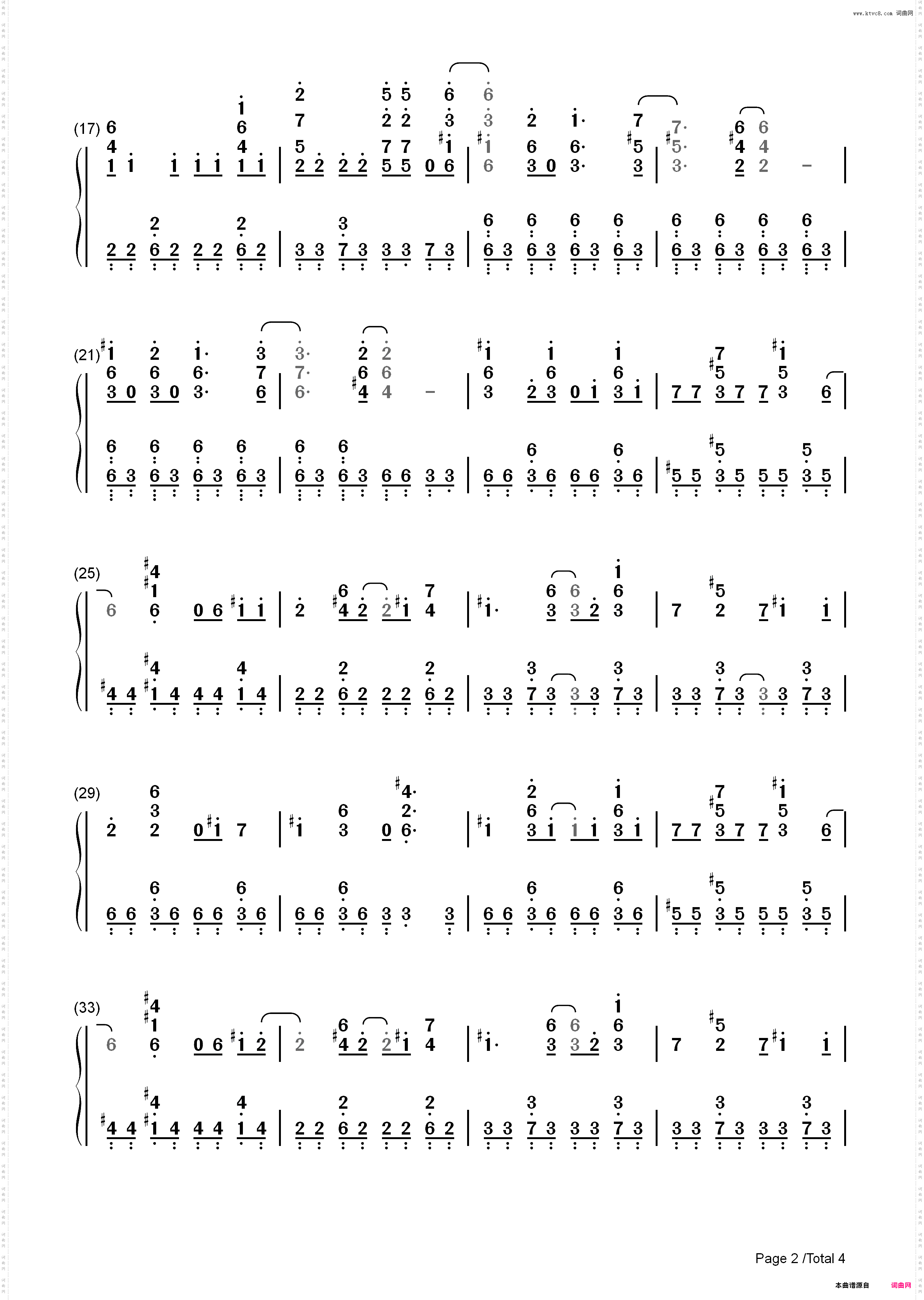 メリッサ-钢之炼金术师OP1_简谱版