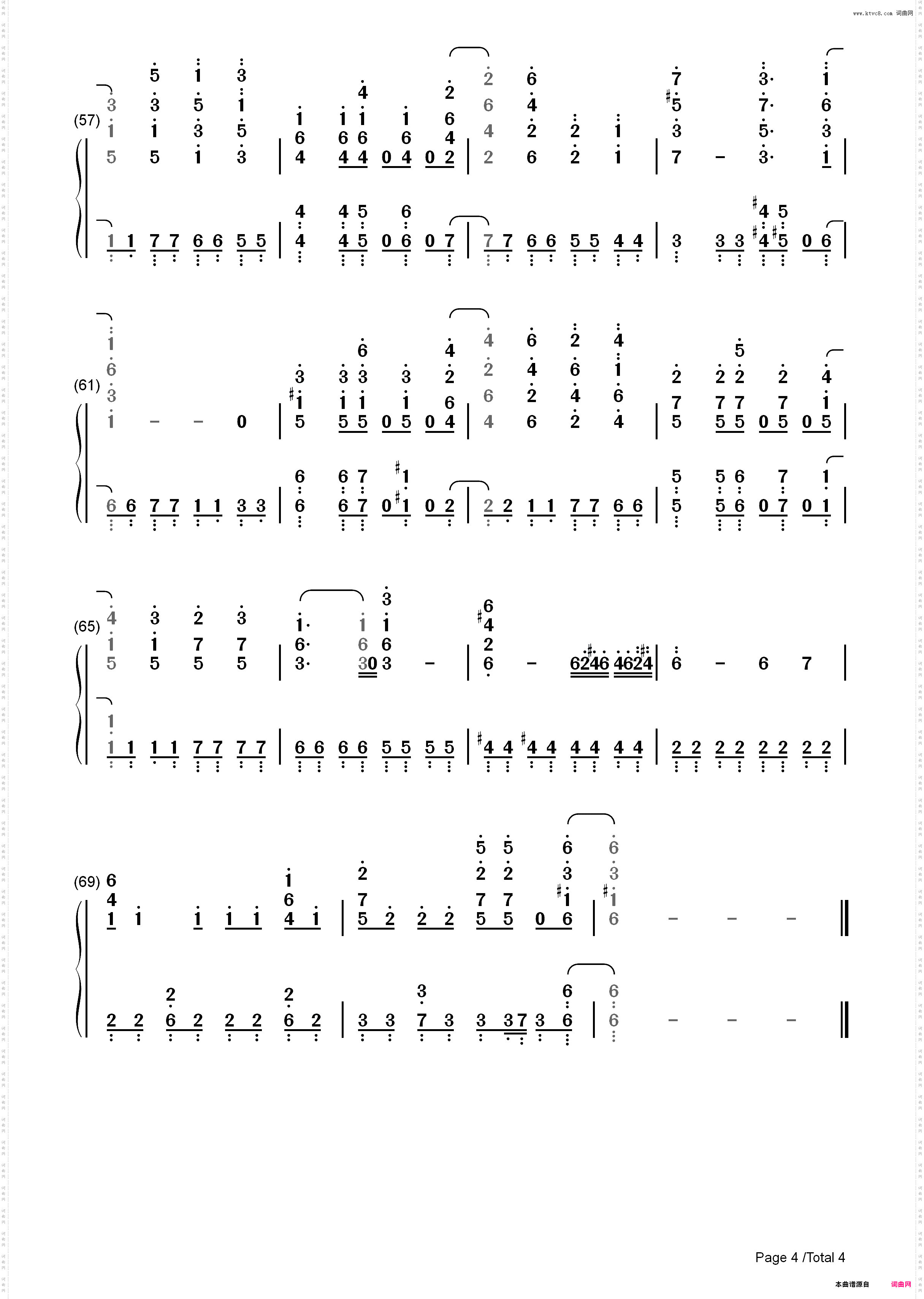 メリッサ-钢之炼金术师OP1_简谱版