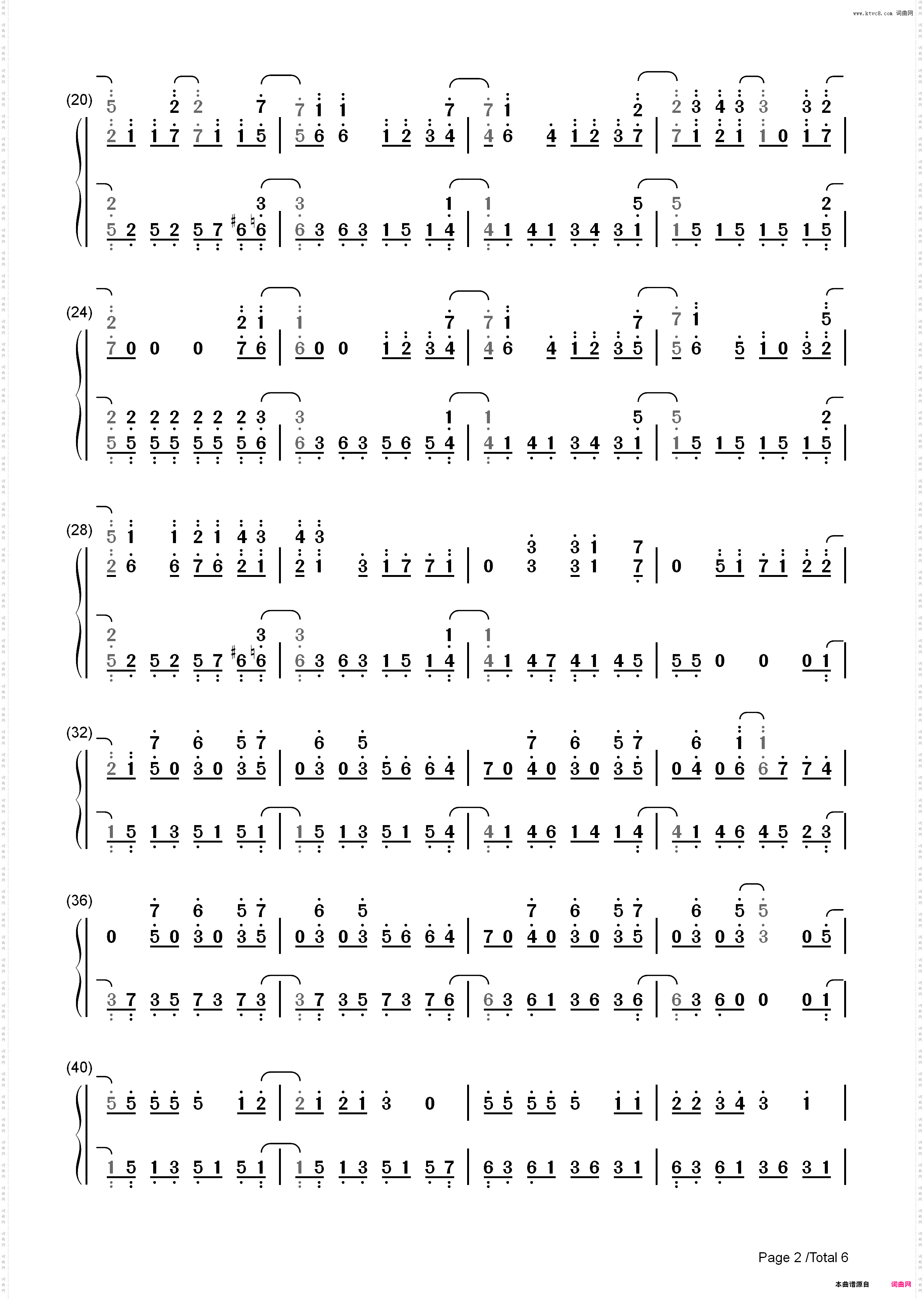 GALLOWS BELL-初音ミク_简谱版