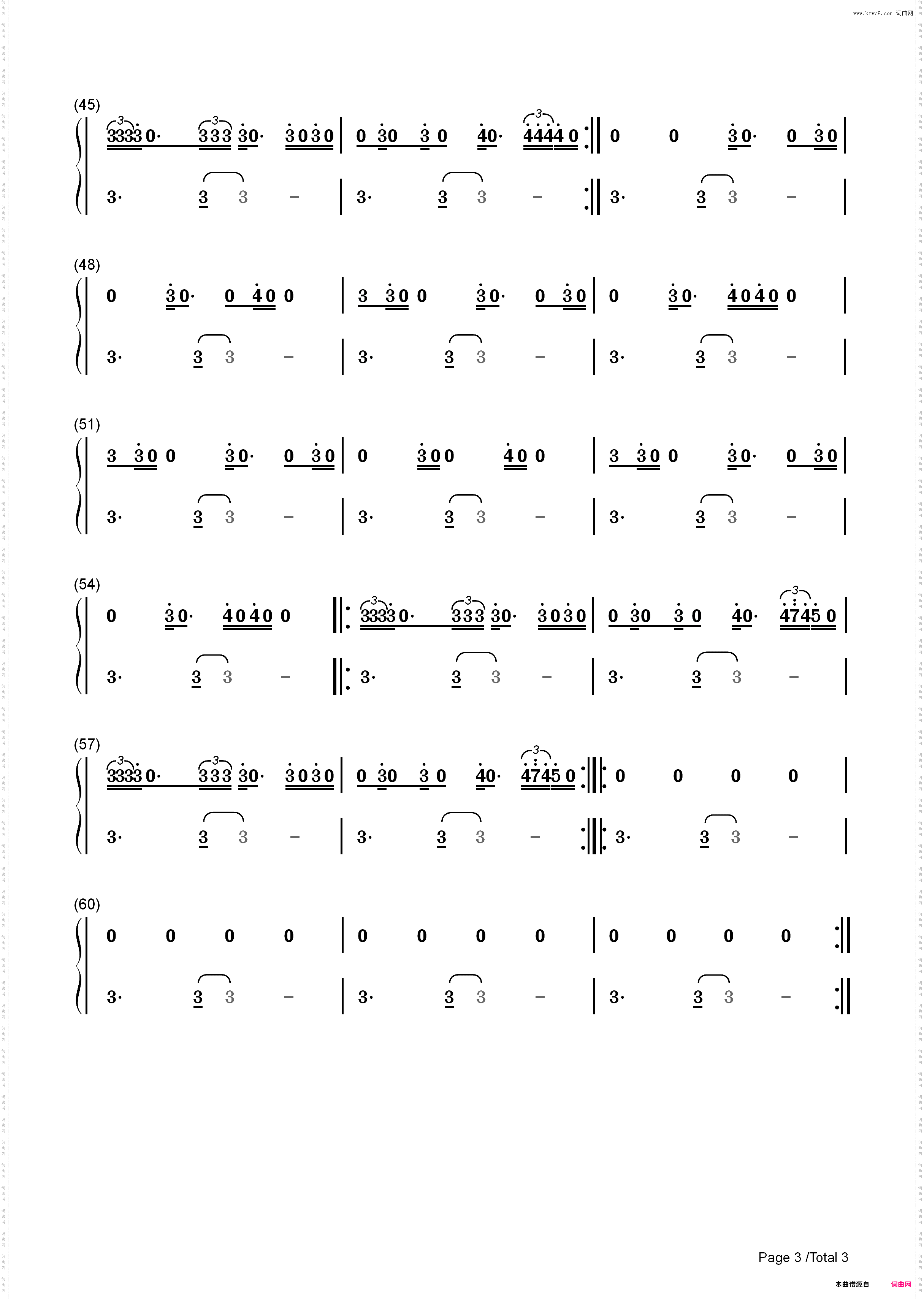 Turn Down for What-DJ Snake & Lil Jon_简谱版