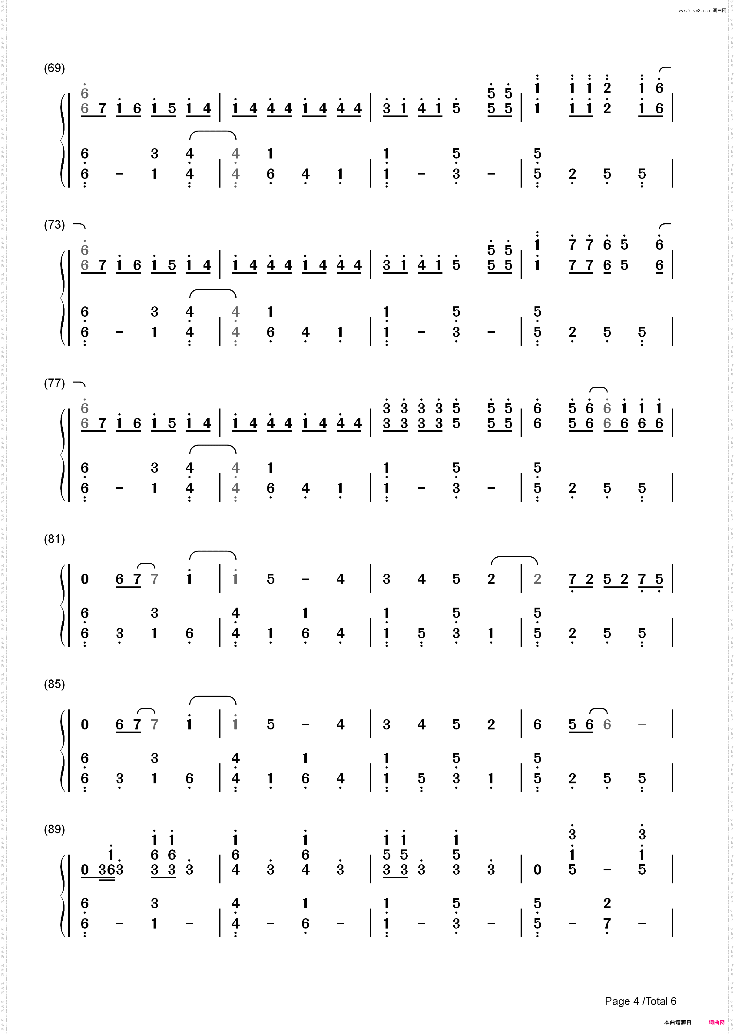 Hall of Fame-The Script ft· will·i·am_简谱版