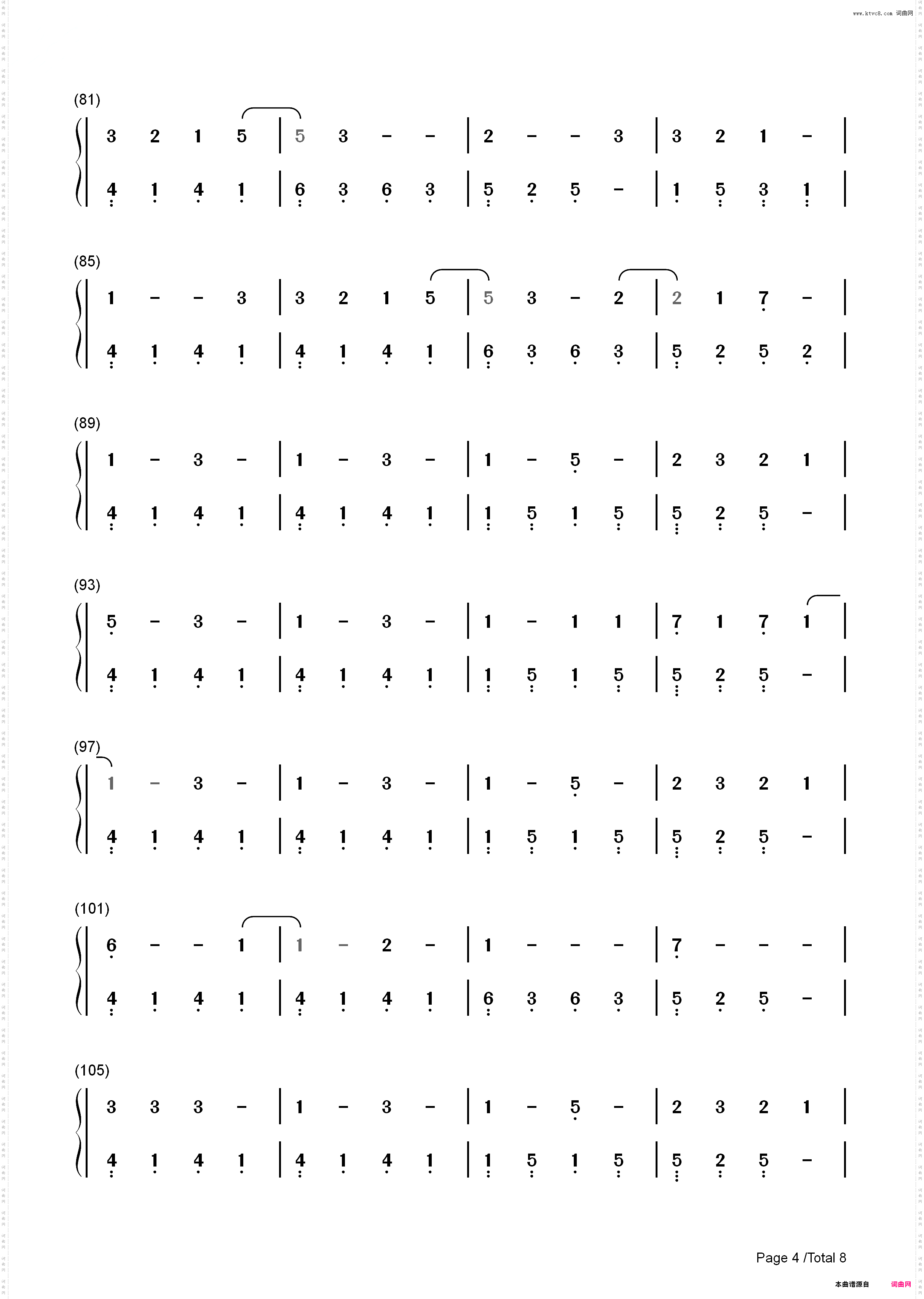Enchanted-Taylor Swift_简谱版