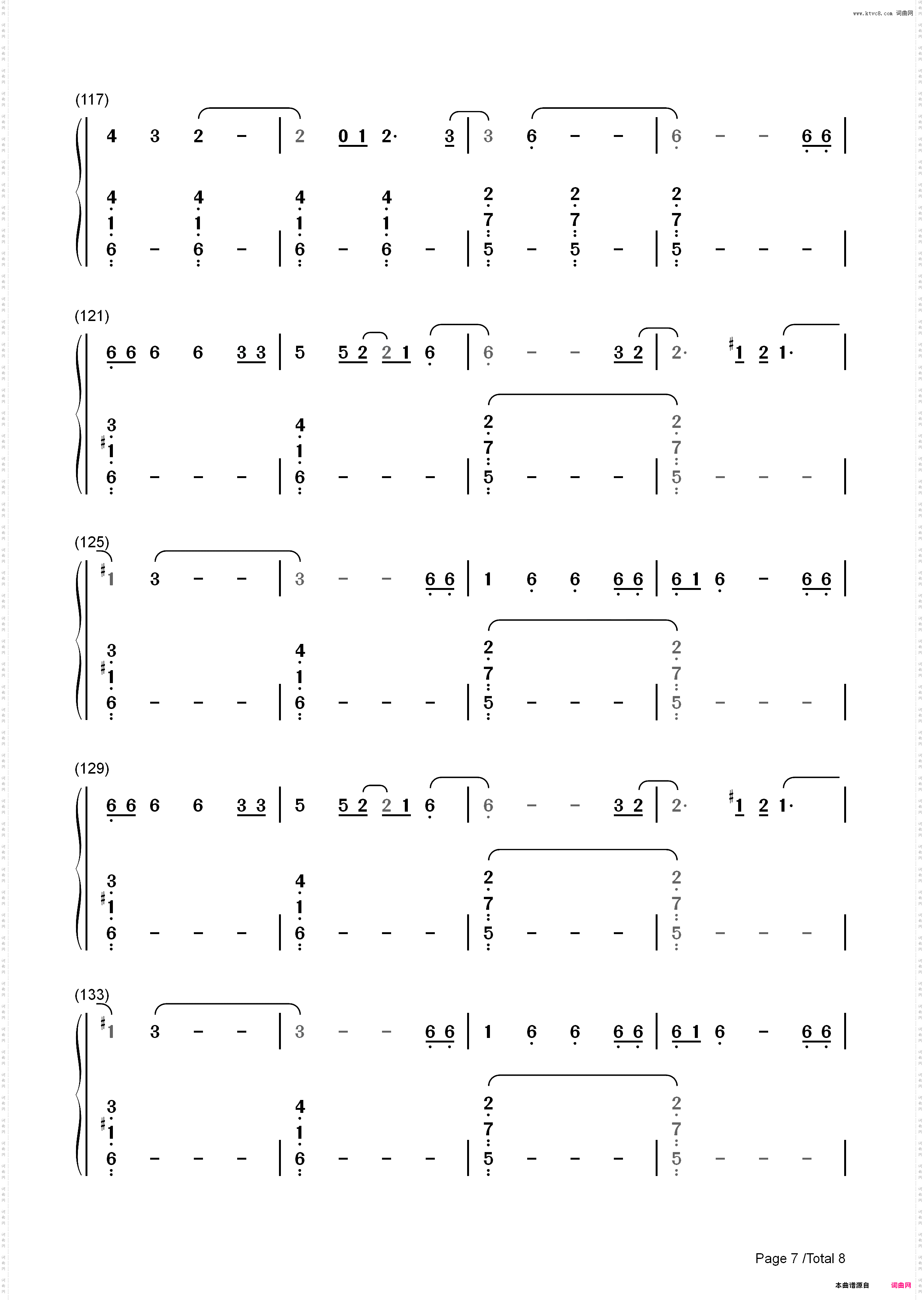 Empire-Shakira_简谱版