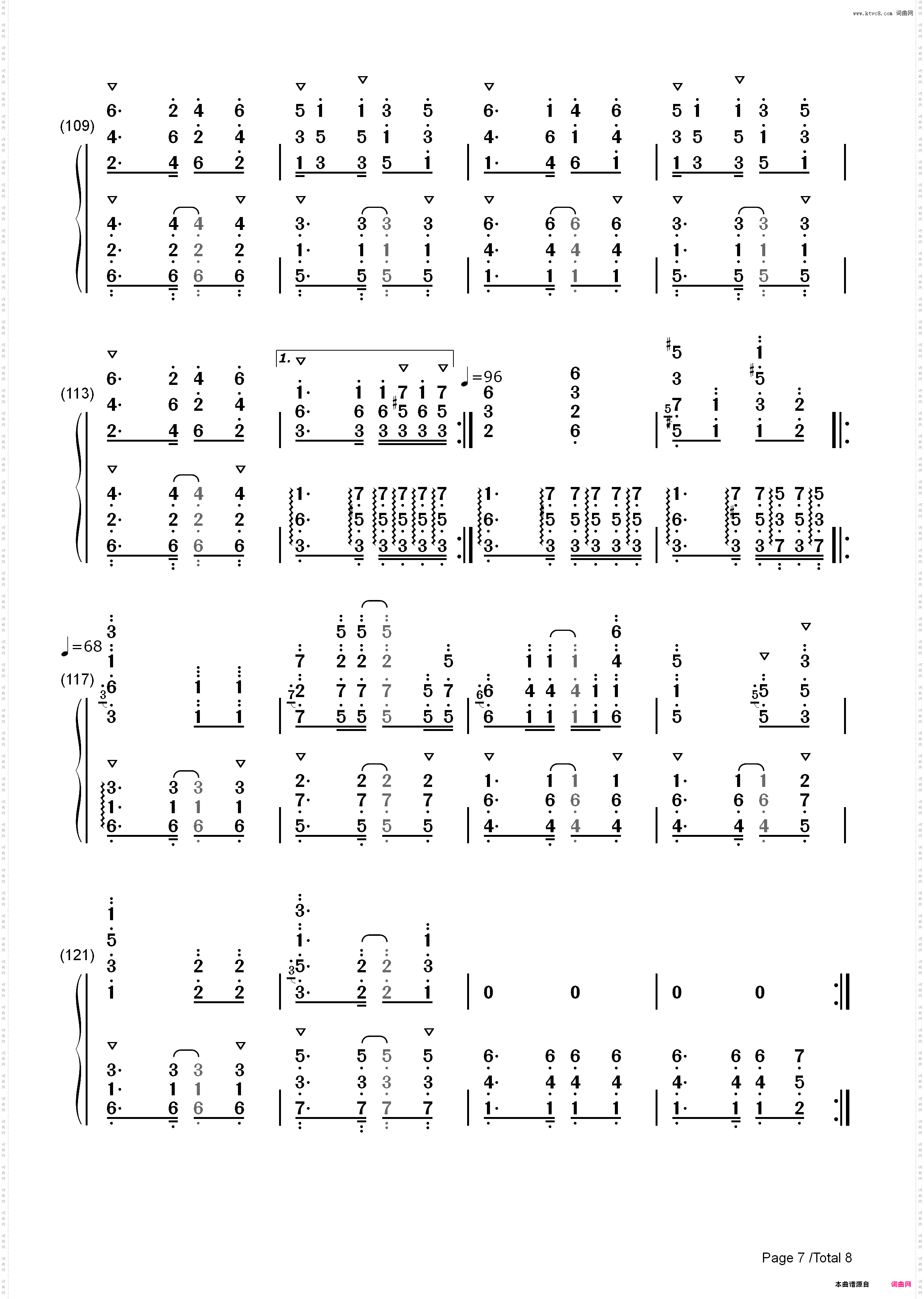 恋に恋して-名探侦コナンED_简谱版