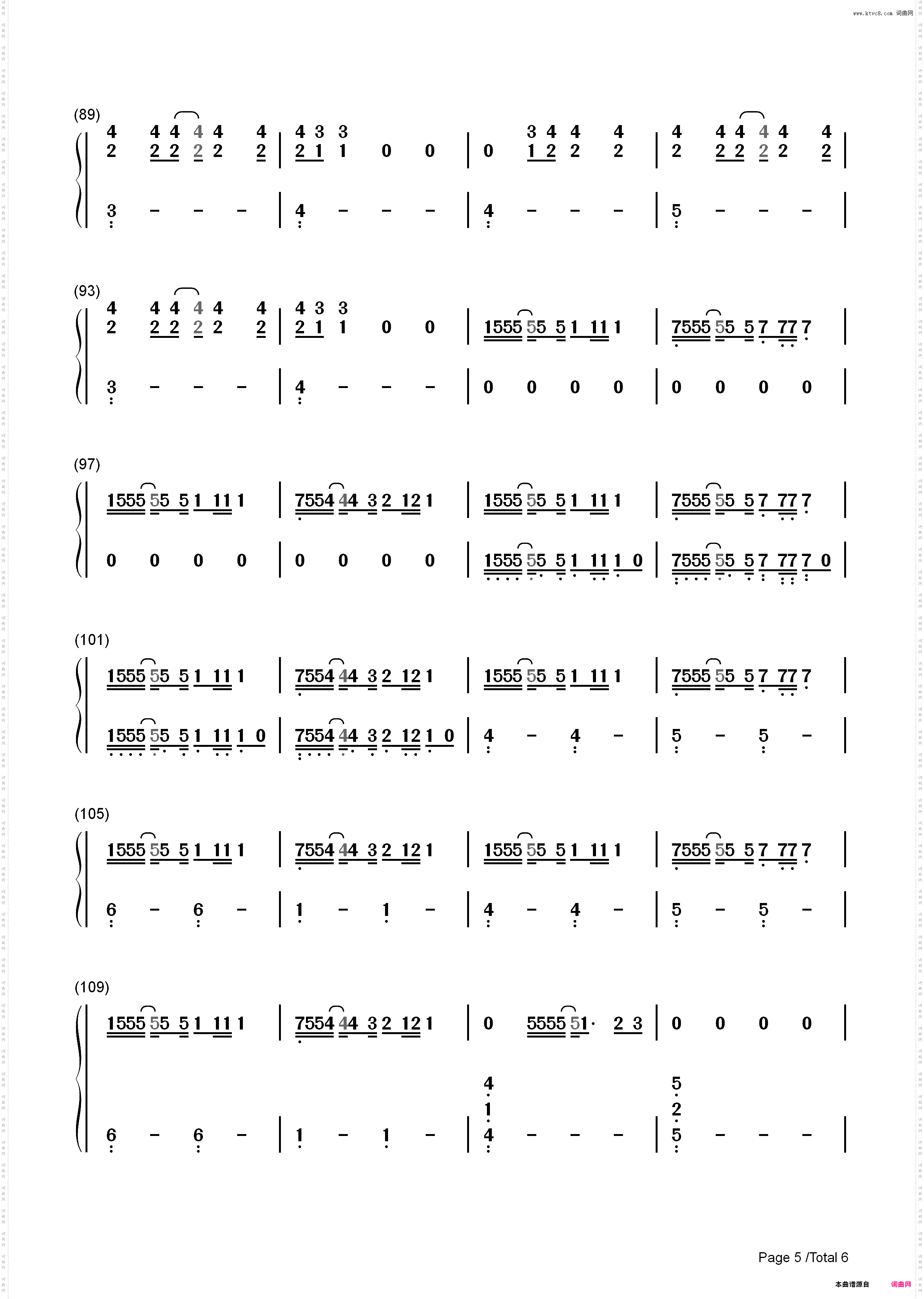 Forever-Haim_简谱版