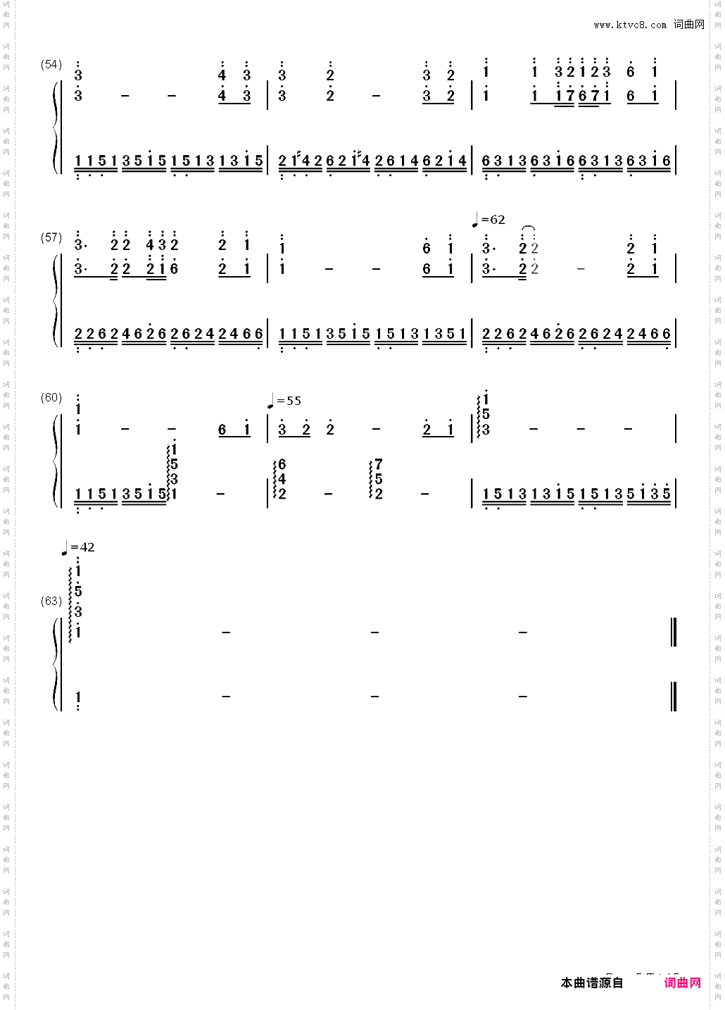 Sailing-Rod Stewart_简谱版