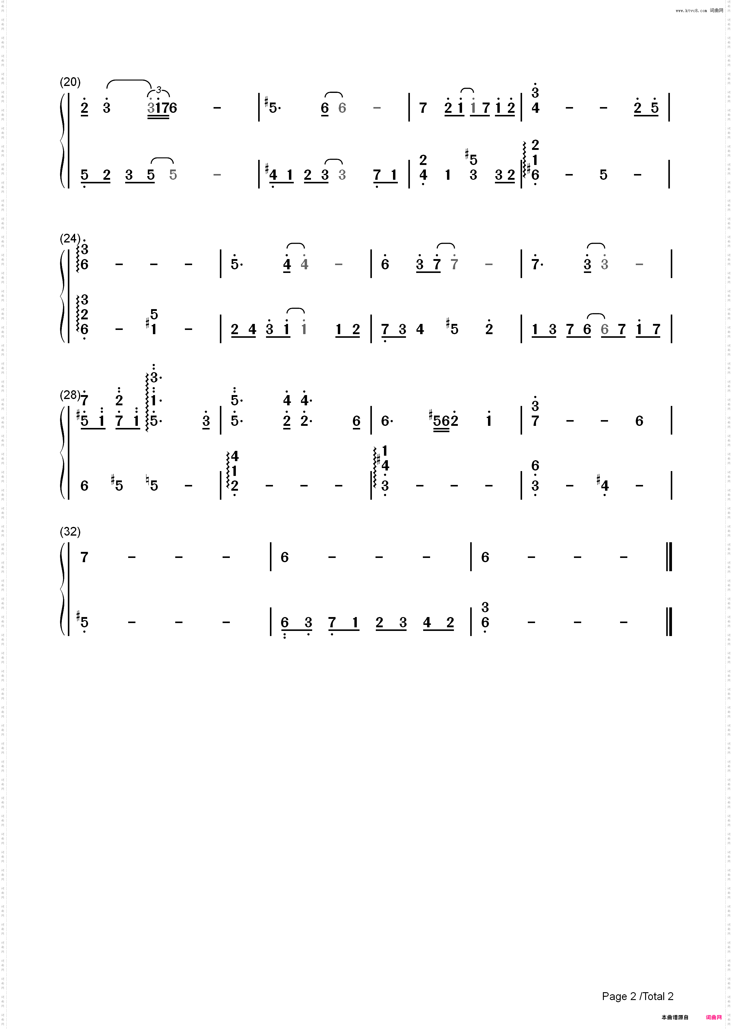 Deepness-《秽翼的尤斯蒂娅》插曲-EOP教学曲_简谱版