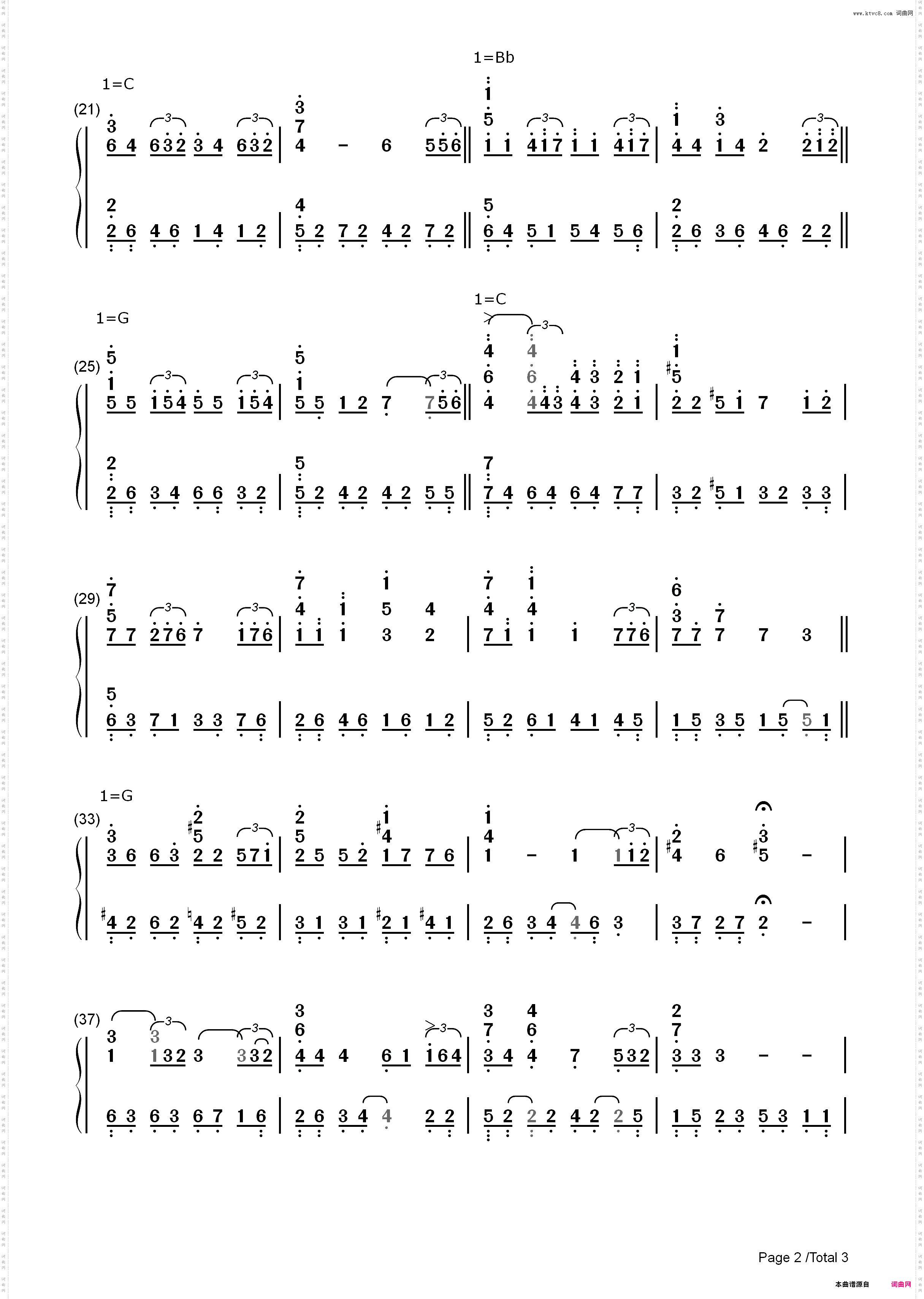 Falling-李闰珉-Yiruma_简谱版