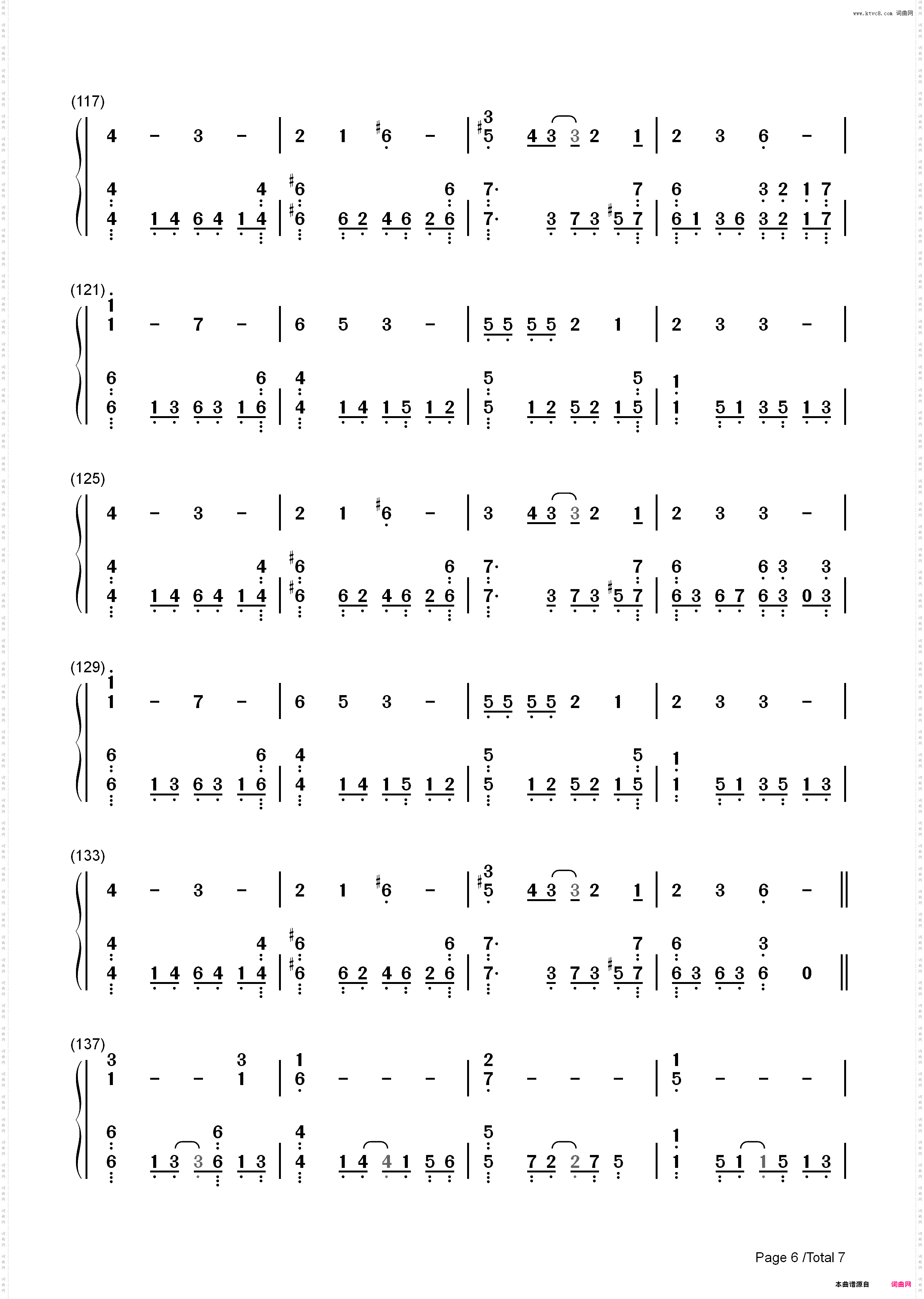 Can You Feel My World-王力宏_简谱版