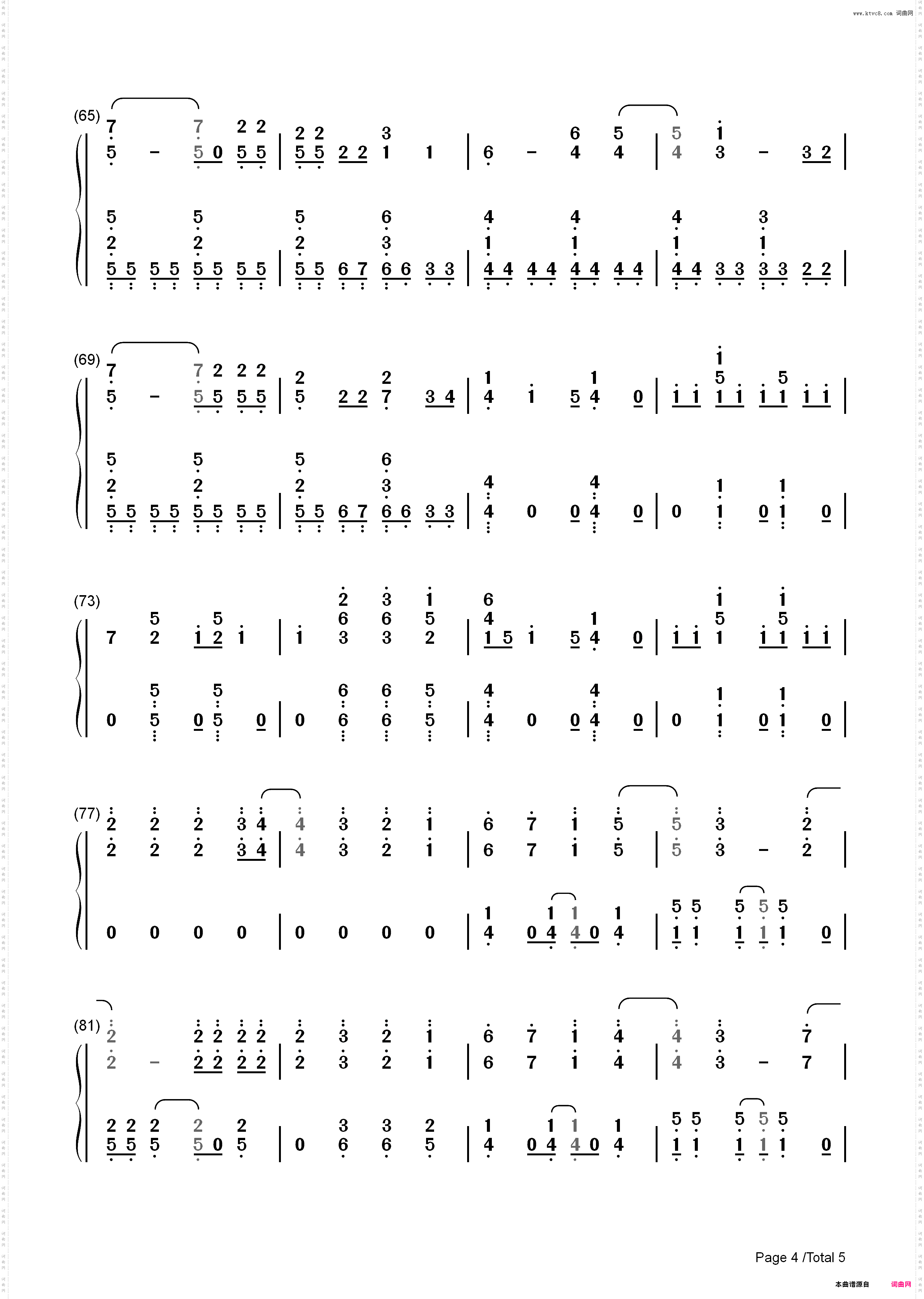 Heart Attack-Demi Lovato_简谱版