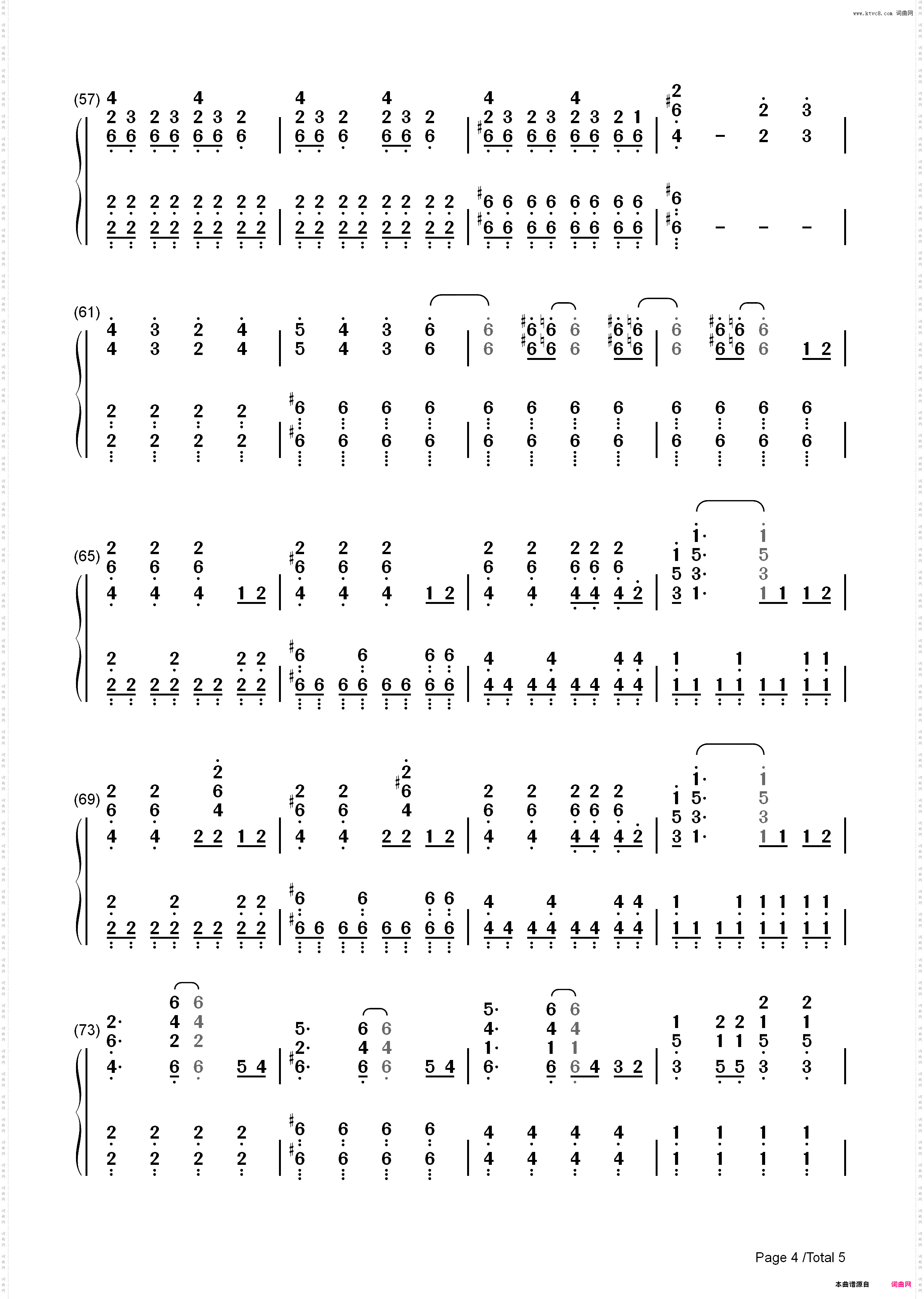My Songs Know What You Did In The Dark-Fall Out Boy_简谱版