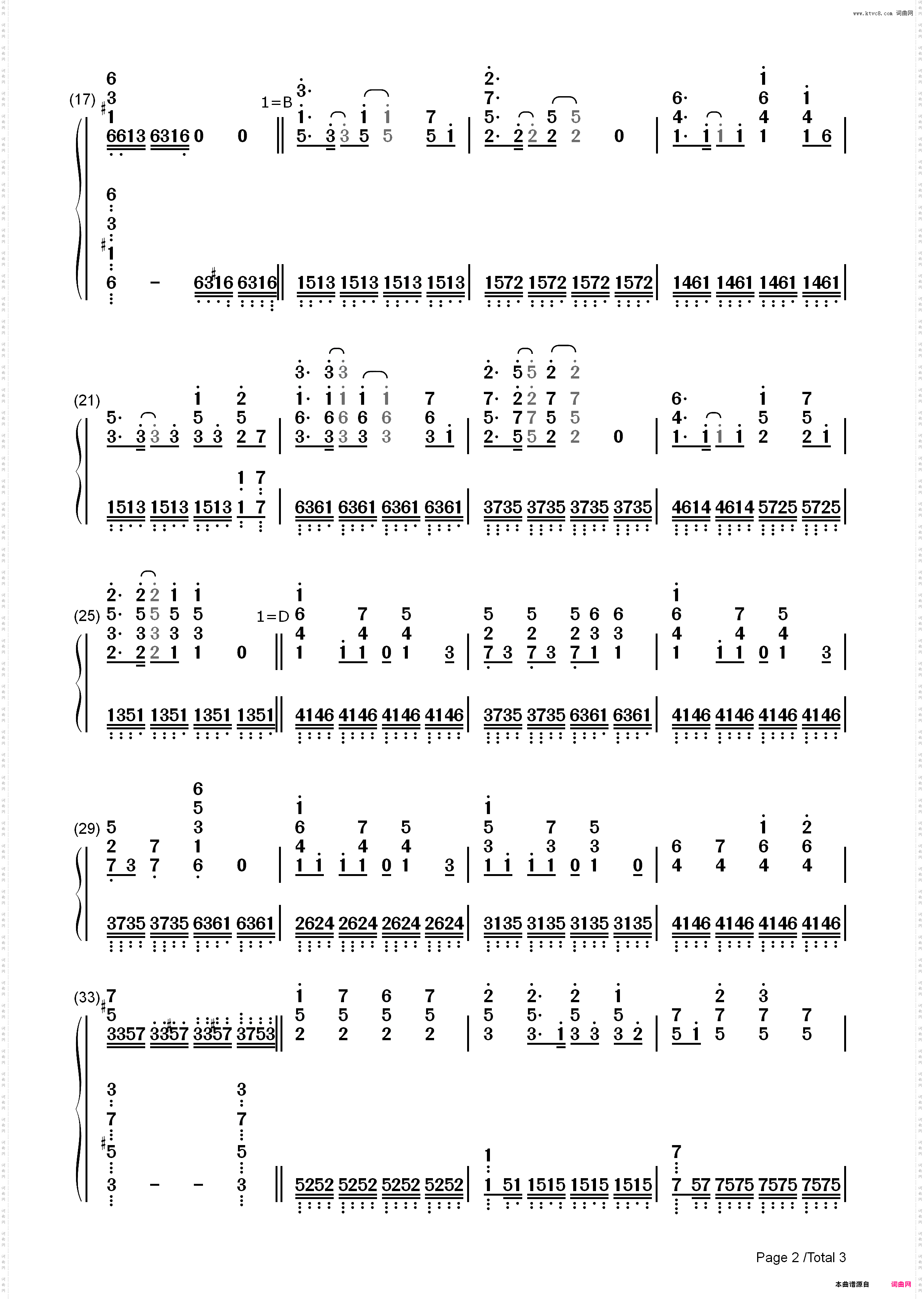 始まるのは、サヨナラ-《魔王的父亲》OP2_简谱版