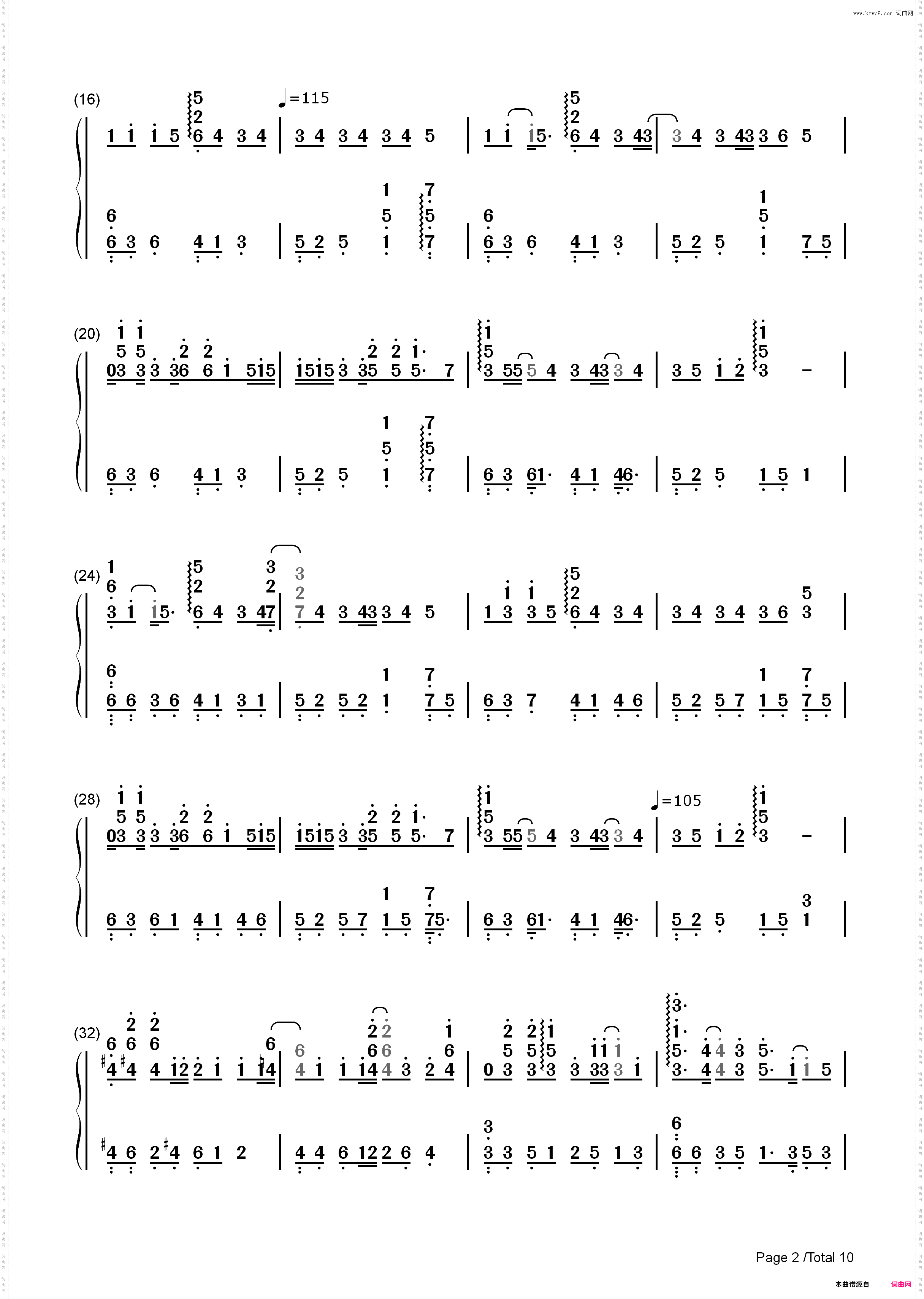 Just be friends-触手猴版_简谱版