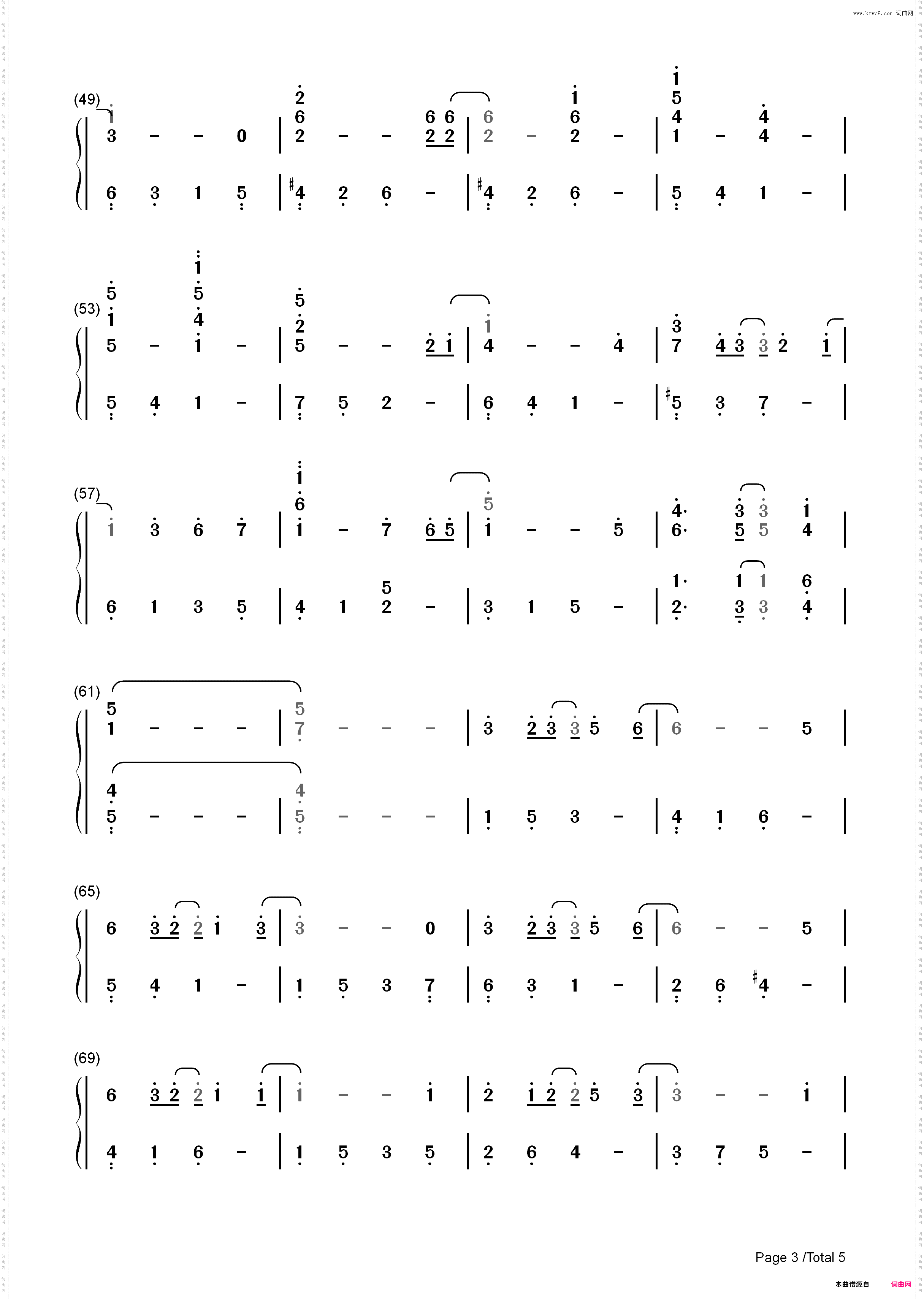 回忆-西村由纪江经典代表作_简谱版