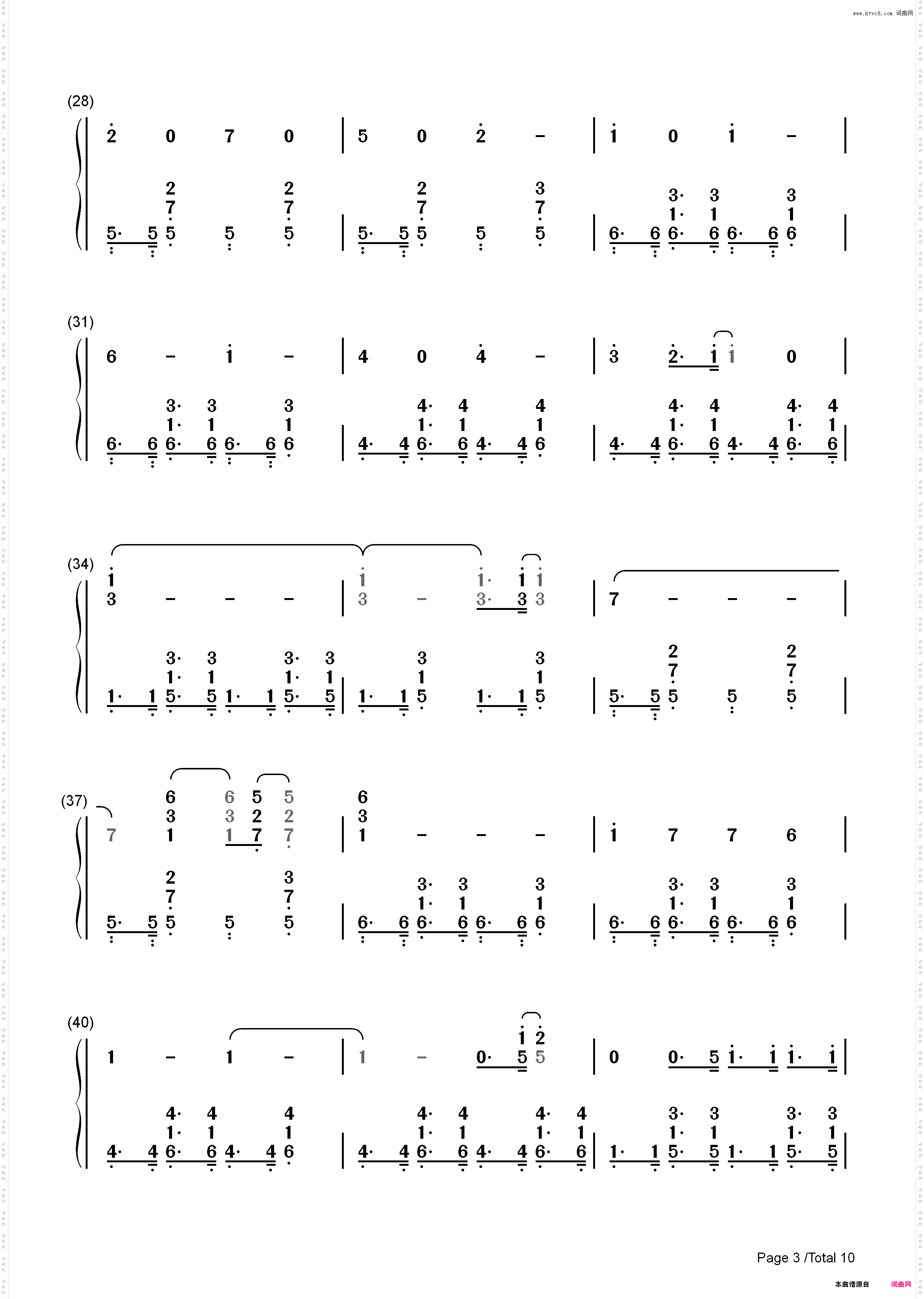 Im Yours-Jason Mraz_简谱版