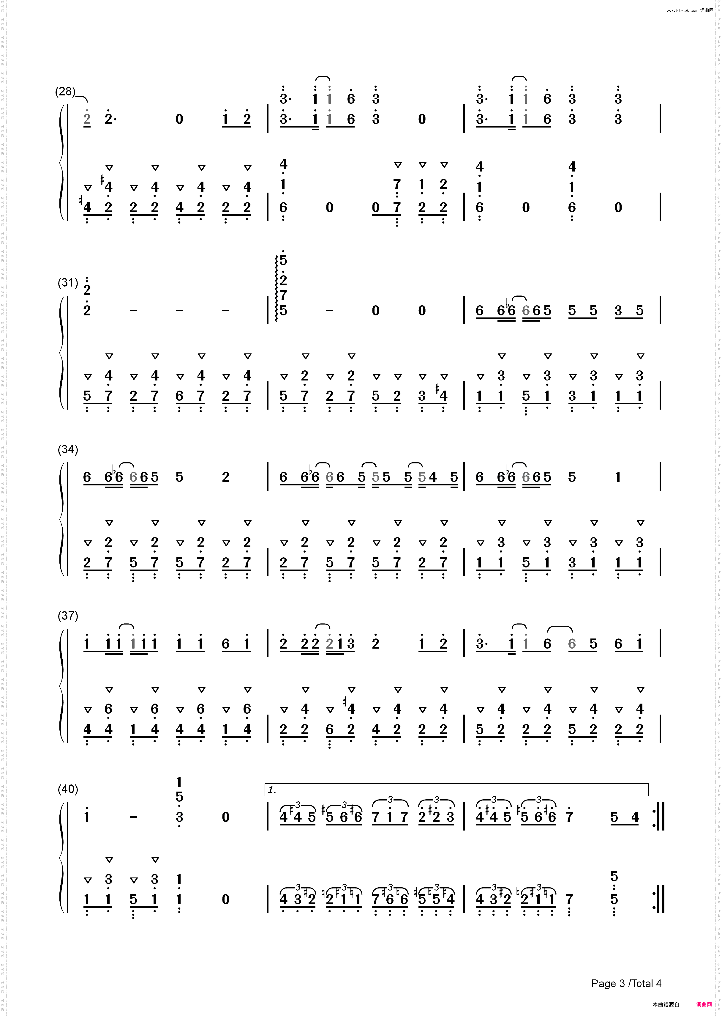 魔术先生-周杰伦_简谱版