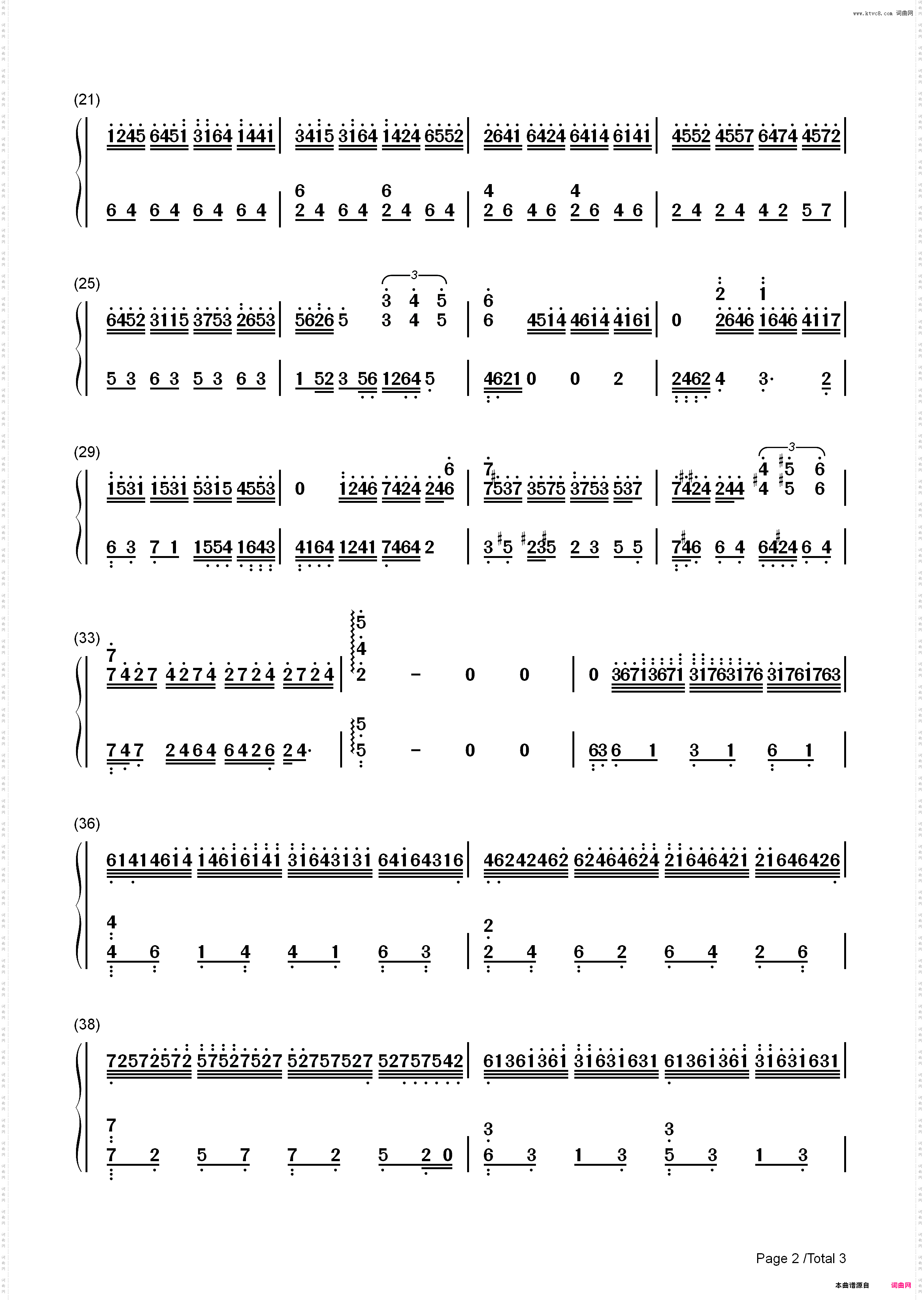 时光倒流-Somewhere In Time-时光倒流七十年插曲_简谱版