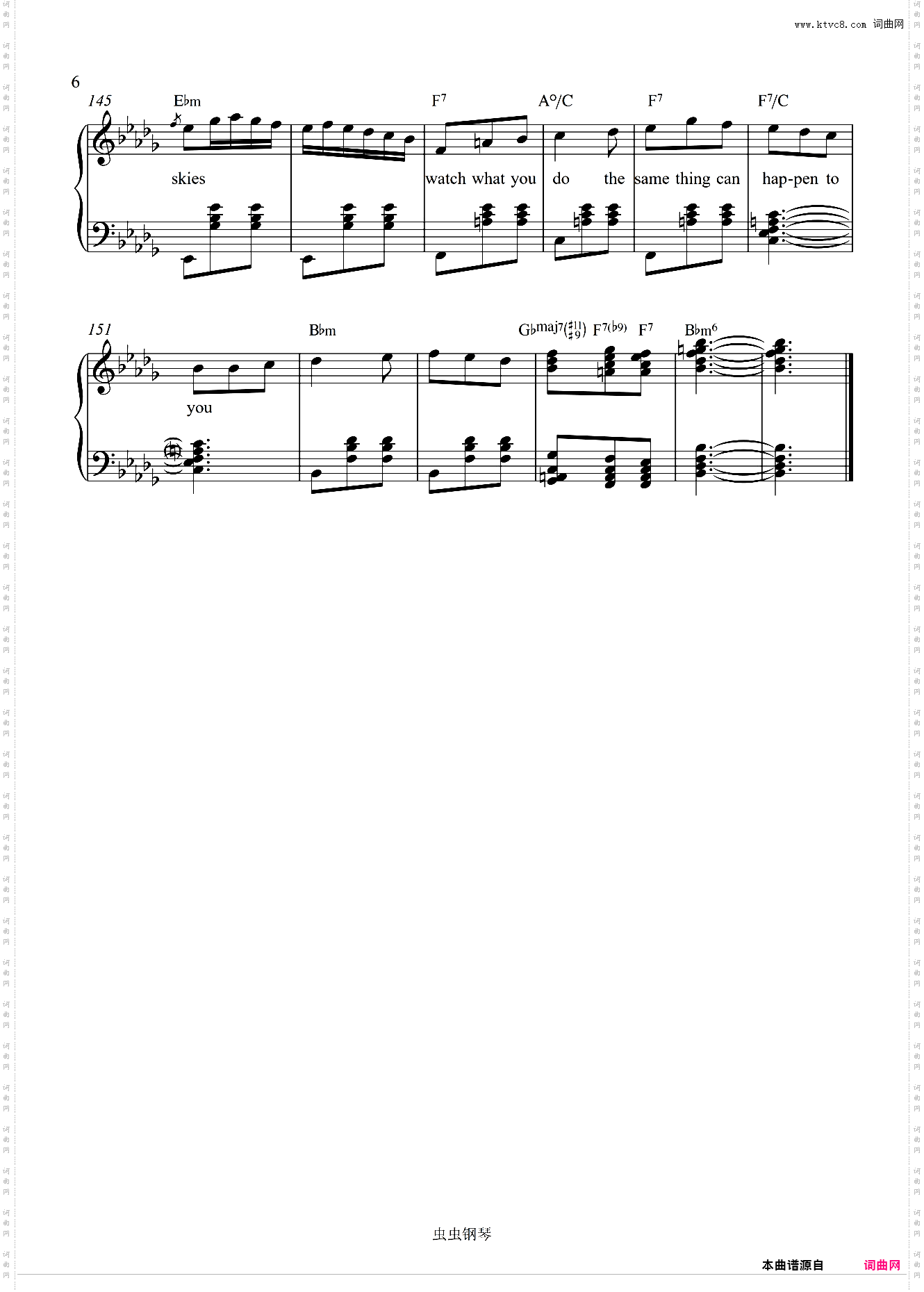 Under Paris SkiesSous le ciel de Paris香颂名曲巴黎天空下可弹可唱