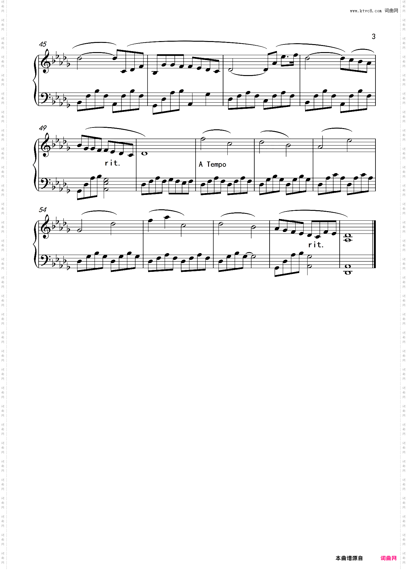 《From My Childhood》 Joshua Spacht 钢琴独奏谱