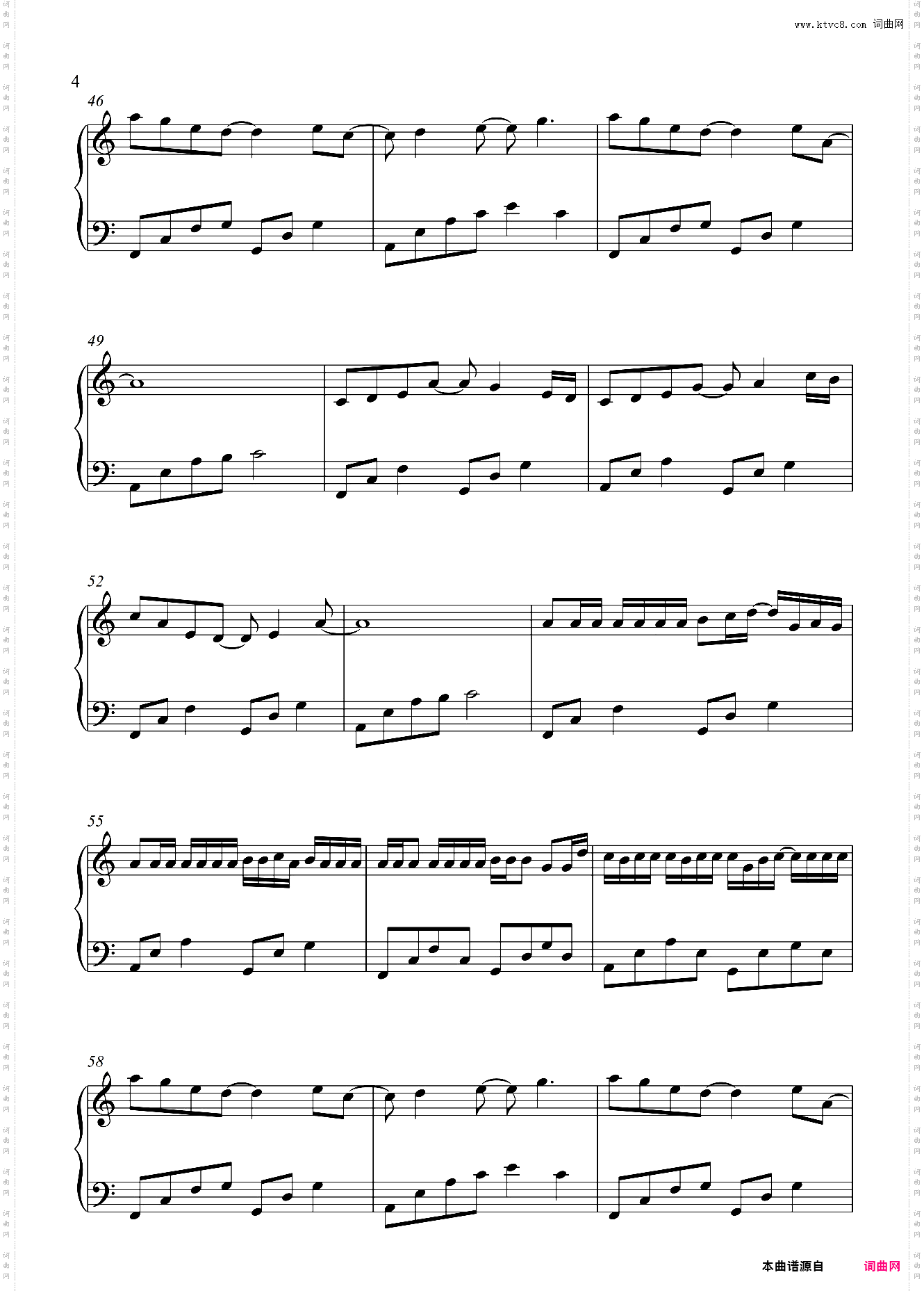 周杰伦《反方向的钟》C调 好听易弹