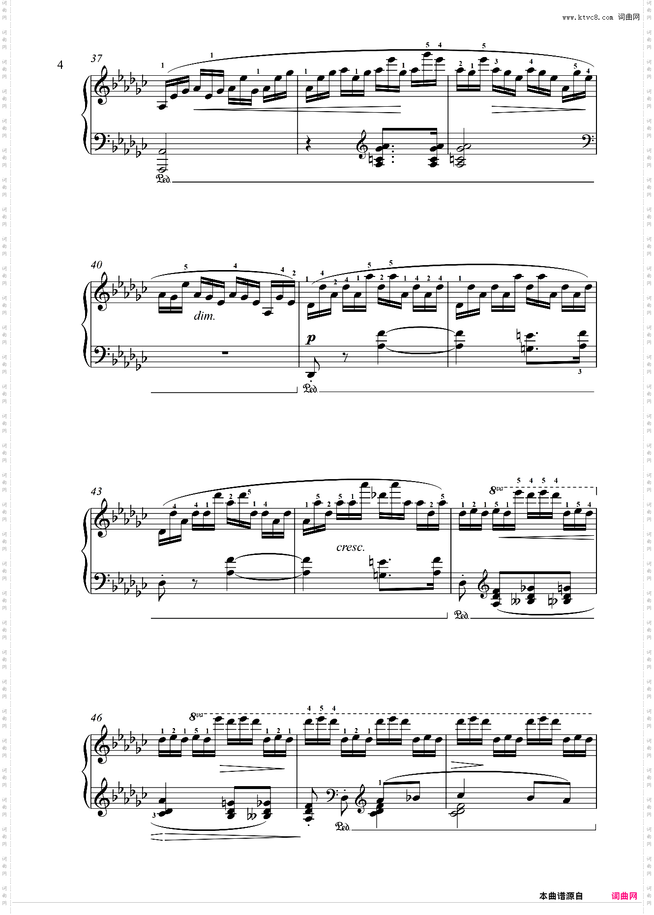 川音-十级-第二套-1·练习曲黑键练习曲 肖邦