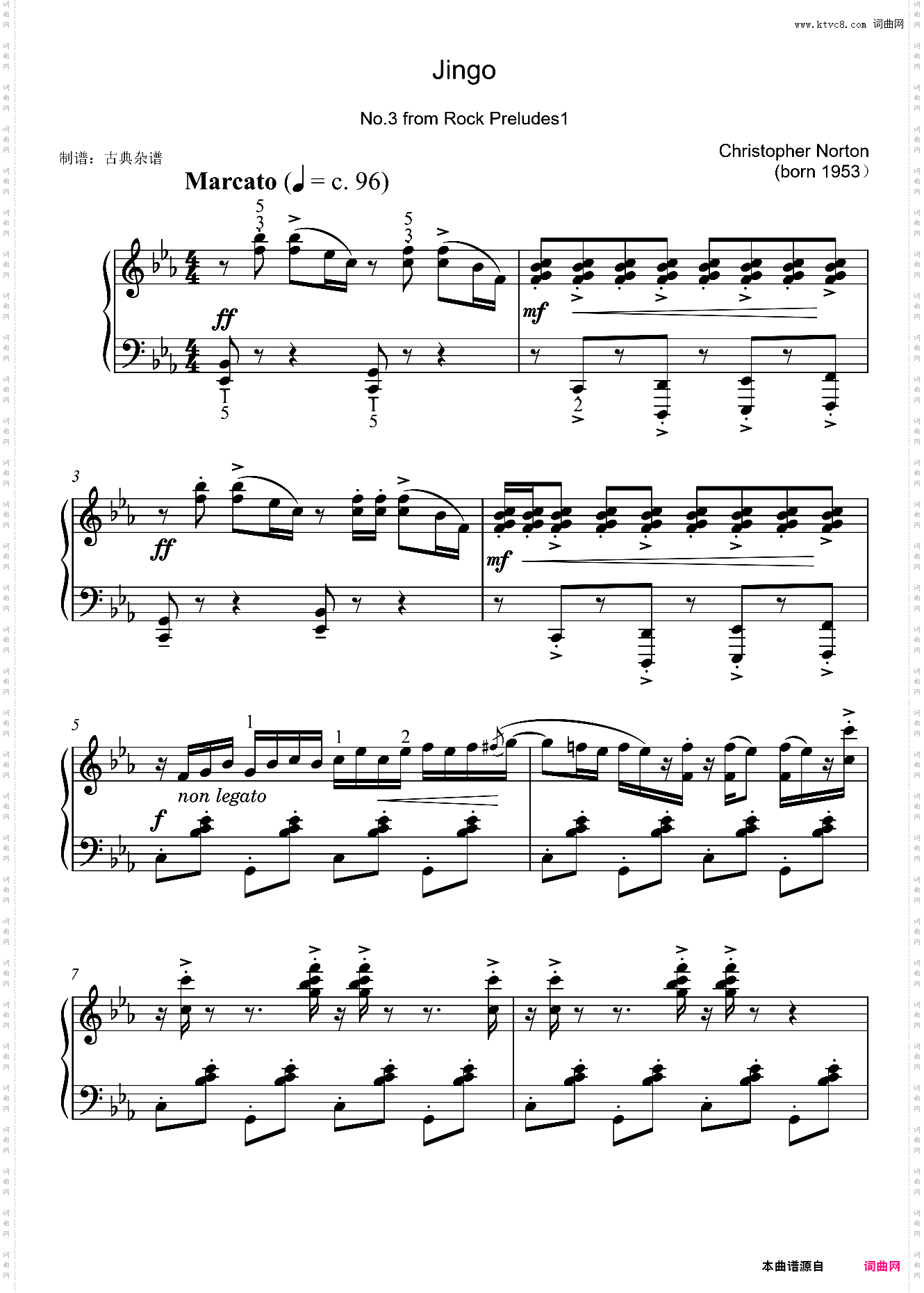 Jingo 英皇考级2021&2022 8级C-2带指法