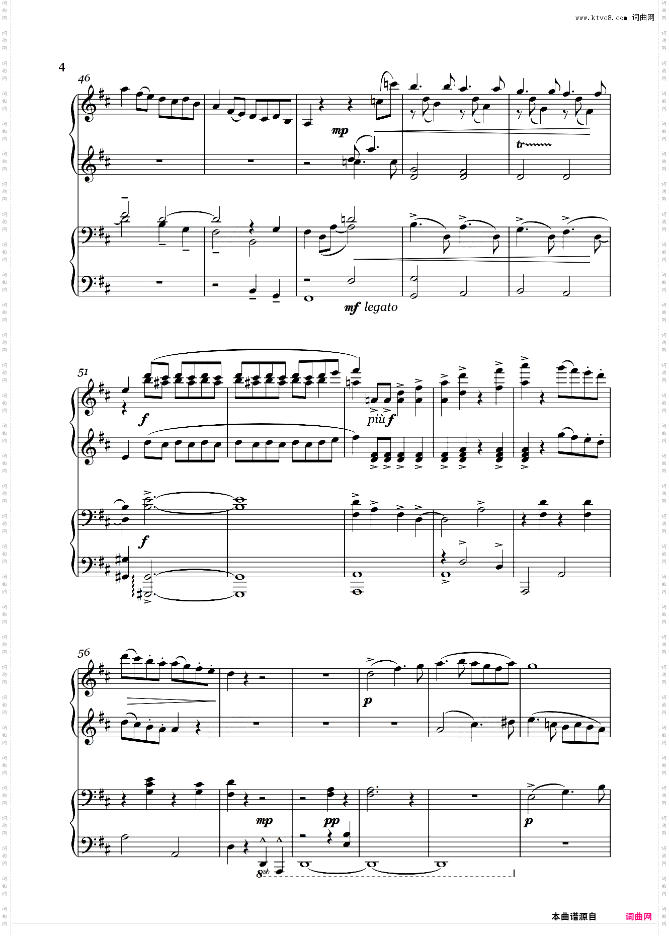 【四手联弹】鲁斯兰与柳德米拉-序曲 Ruslan and Lyudmila Overture