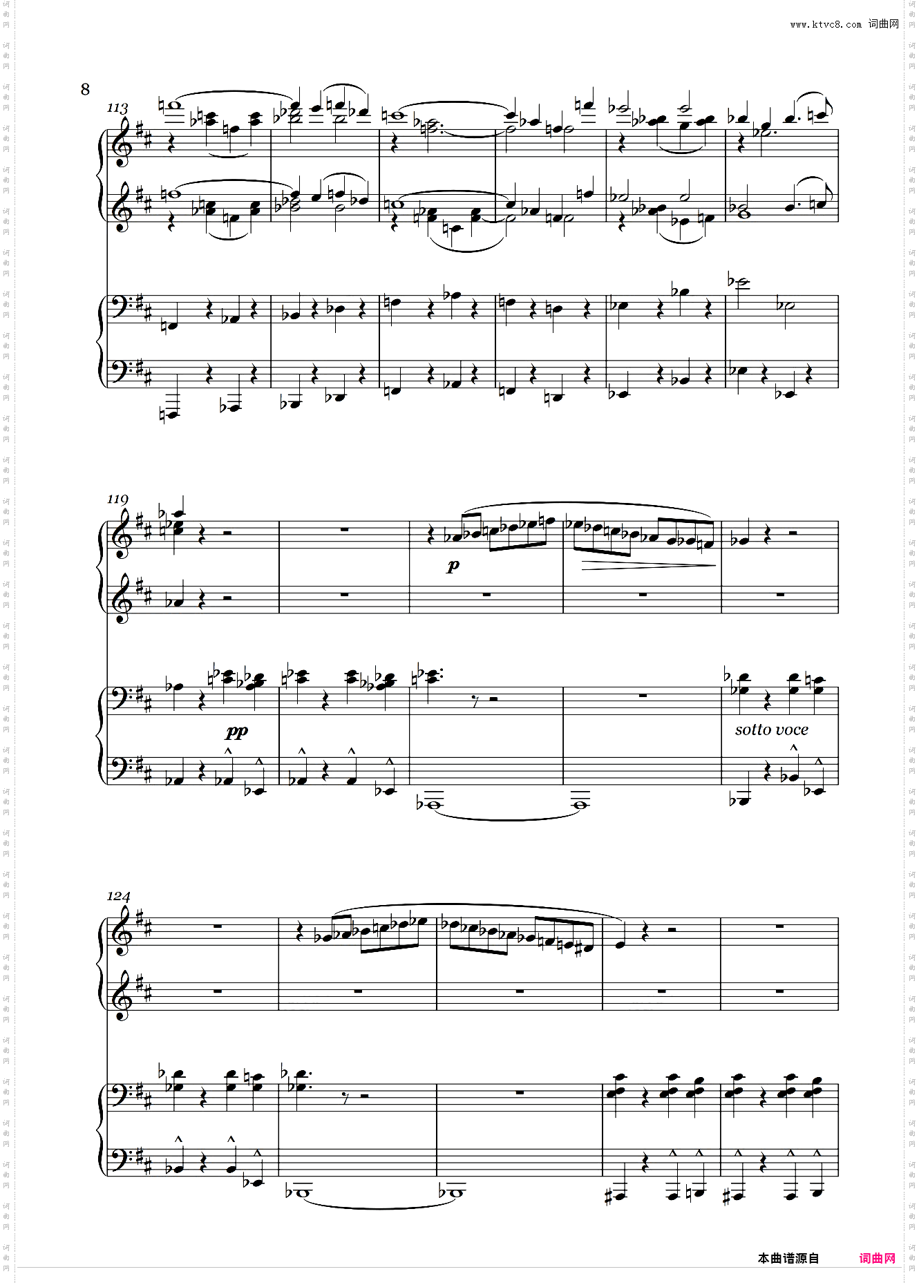 【四手联弹】鲁斯兰与柳德米拉-序曲 Ruslan and Lyudmila Overture